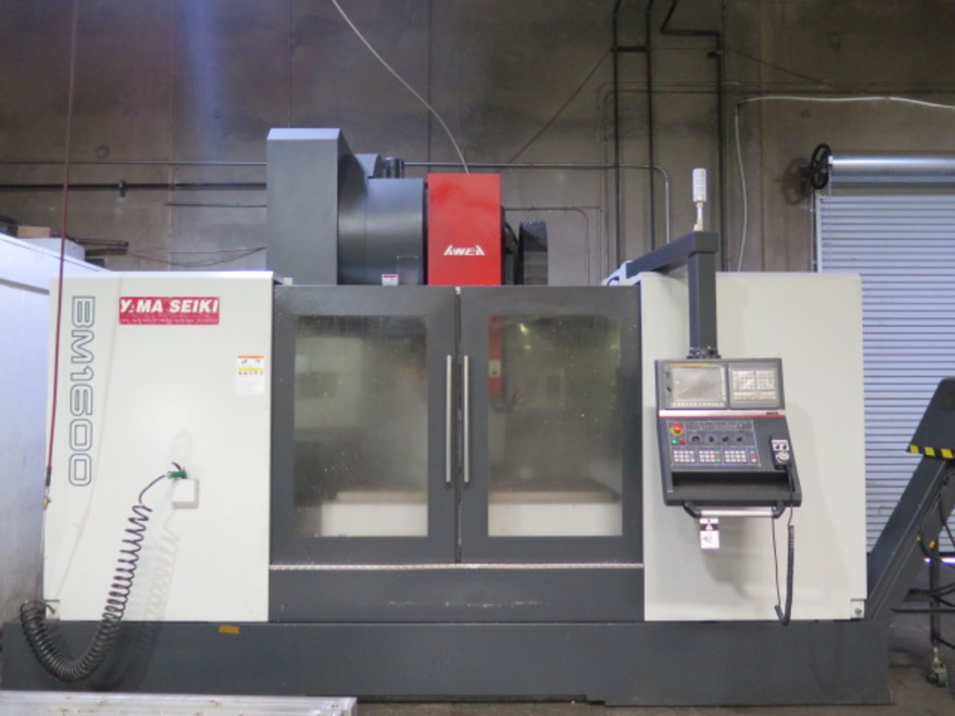 2018 AWEA Yama Seiki BM1600 CNC VMC, s/n 1600-18011 w/ Fanuc Series 0i-MF, SOLD AS IS