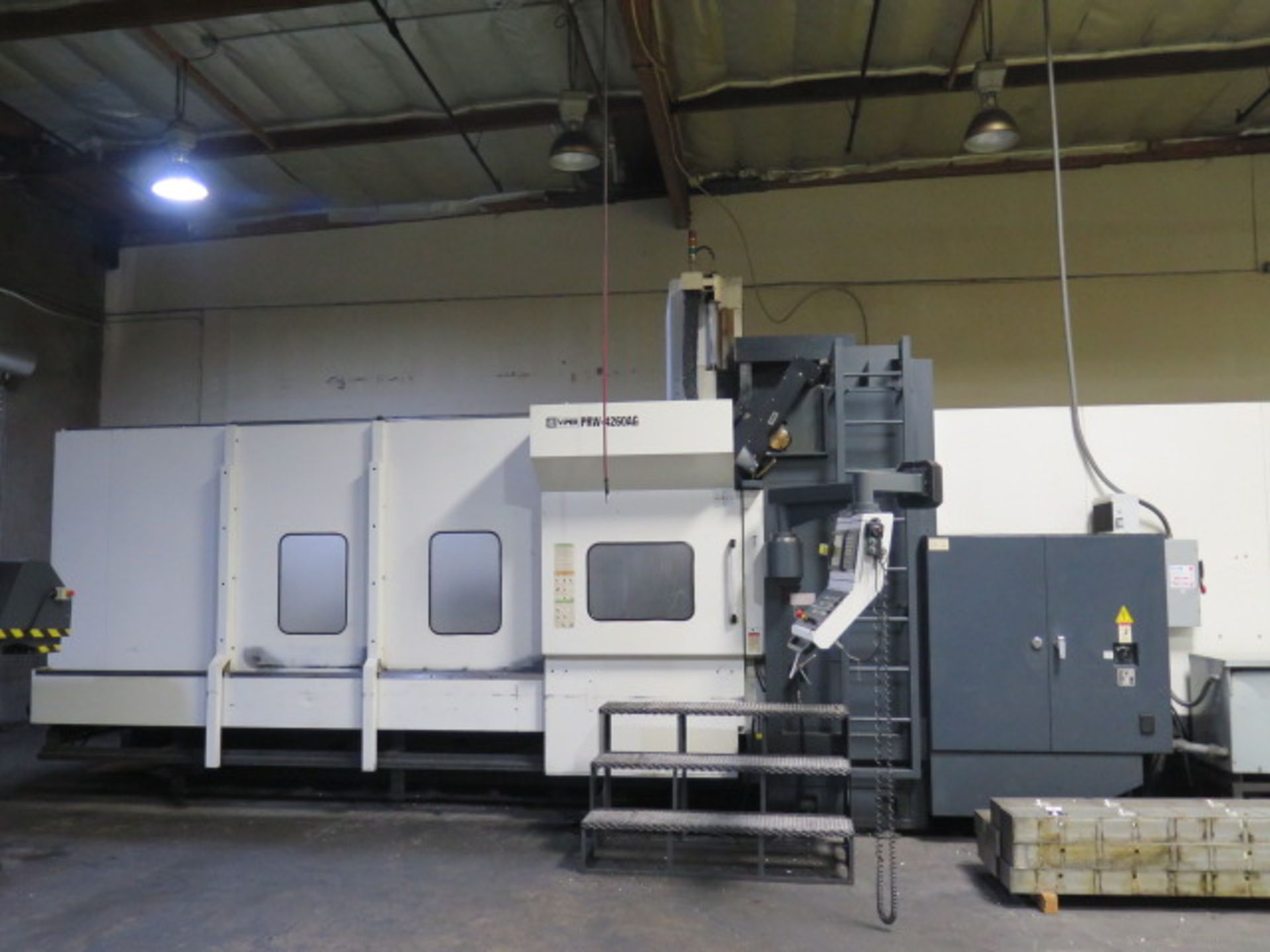 2011 Mighty Viper PRW-426LAG Bridge Style CNC VMC, s/n 016709 w/ Hartrol-Fanuc A1300, SOLD AS IS - Image 3 of 25