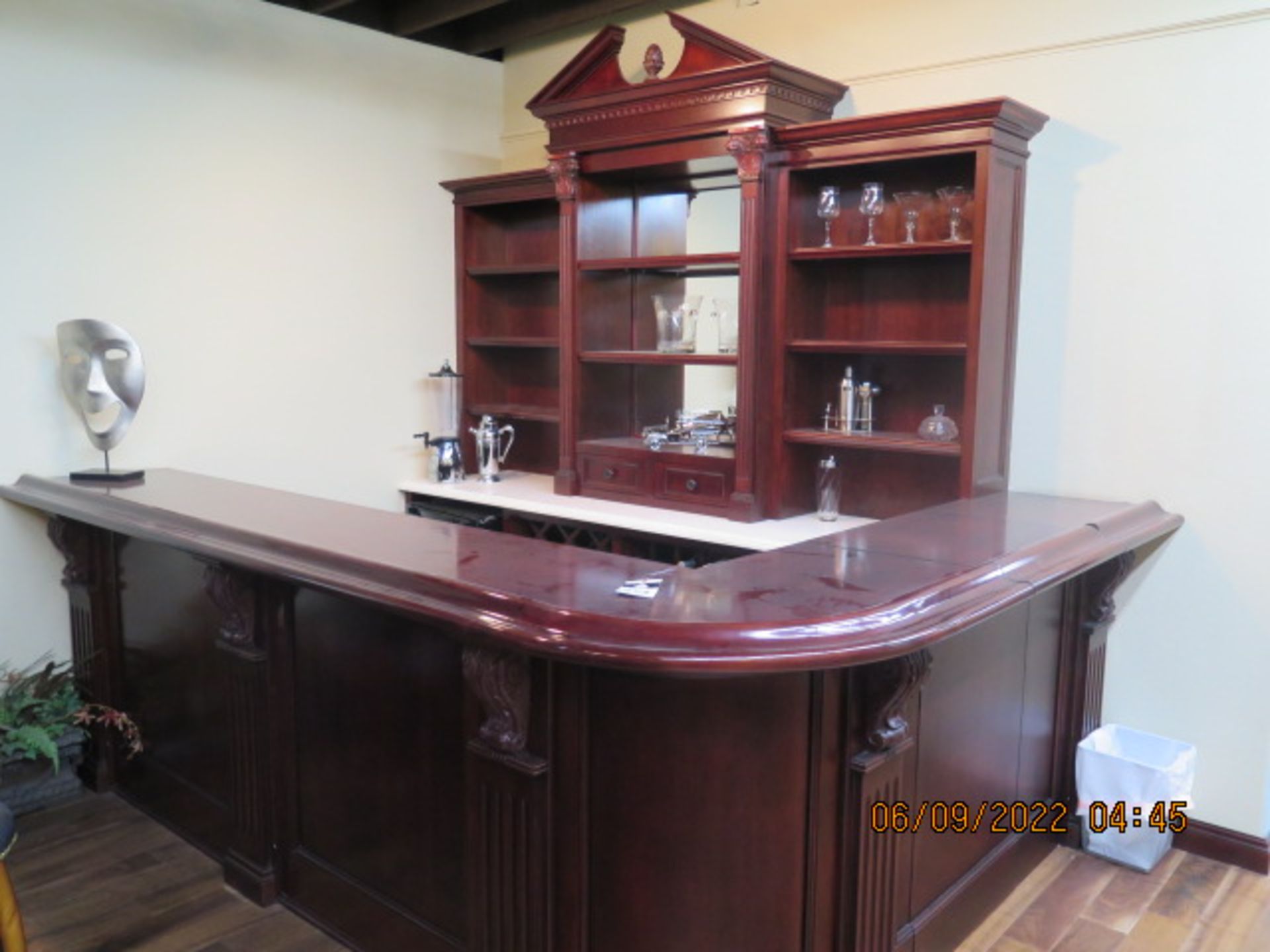 Custom Bar (NO Chairs or Display pieces - Owner will help to dismantle) (SOLD AS-IS - NO WARRANTY)