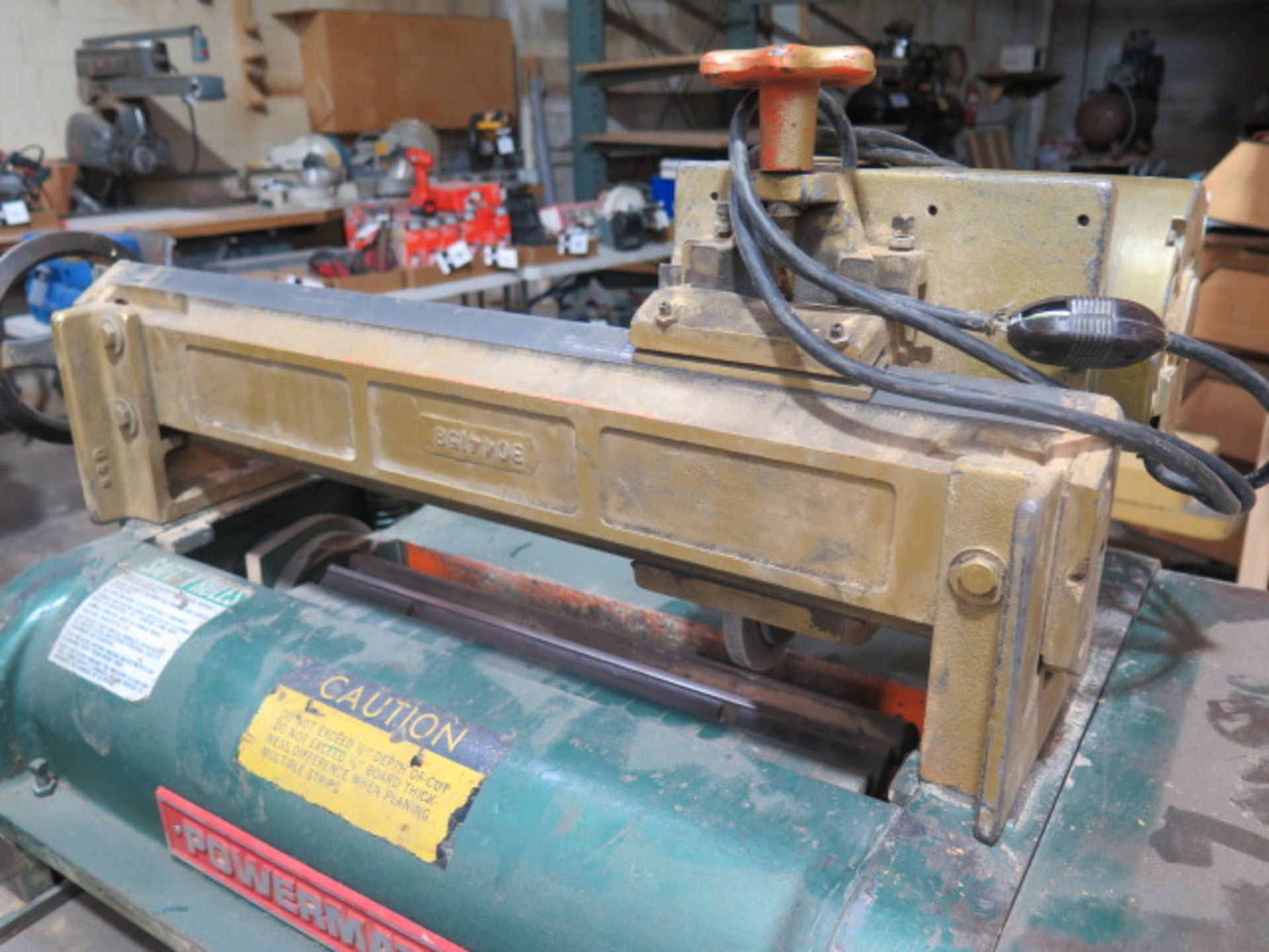 Powermatic mdl. 180 18" Planer s/n 8180181 w/ Blade Sharpening Attachment (SOLD AS-IS - NO WARRANTY) - Image 6 of 7