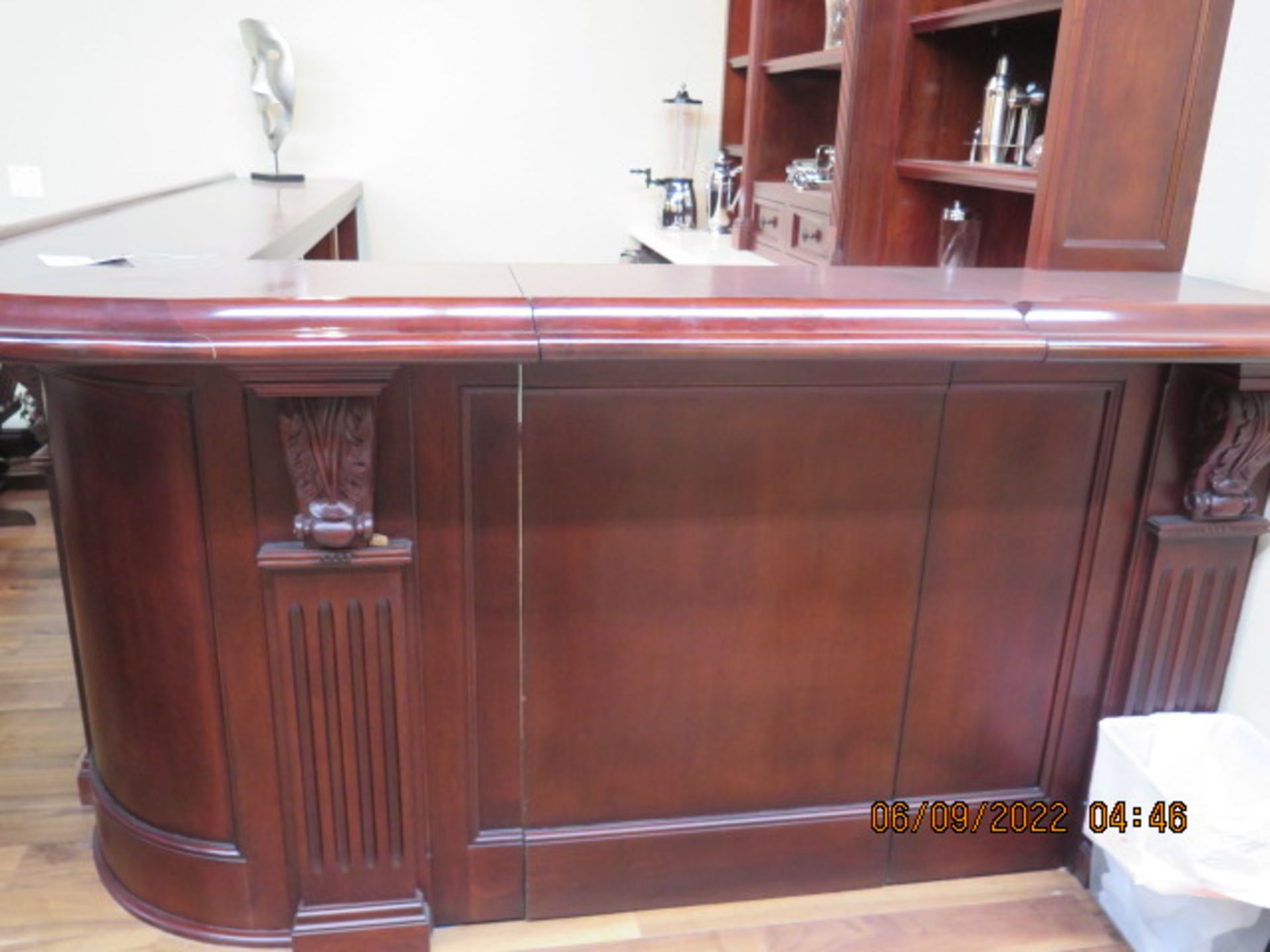 Custom Bar (NO Chairs or Display pieces - Owner will help to dismantle) (SOLD AS-IS - NO WARRANTY) - Image 8 of 10