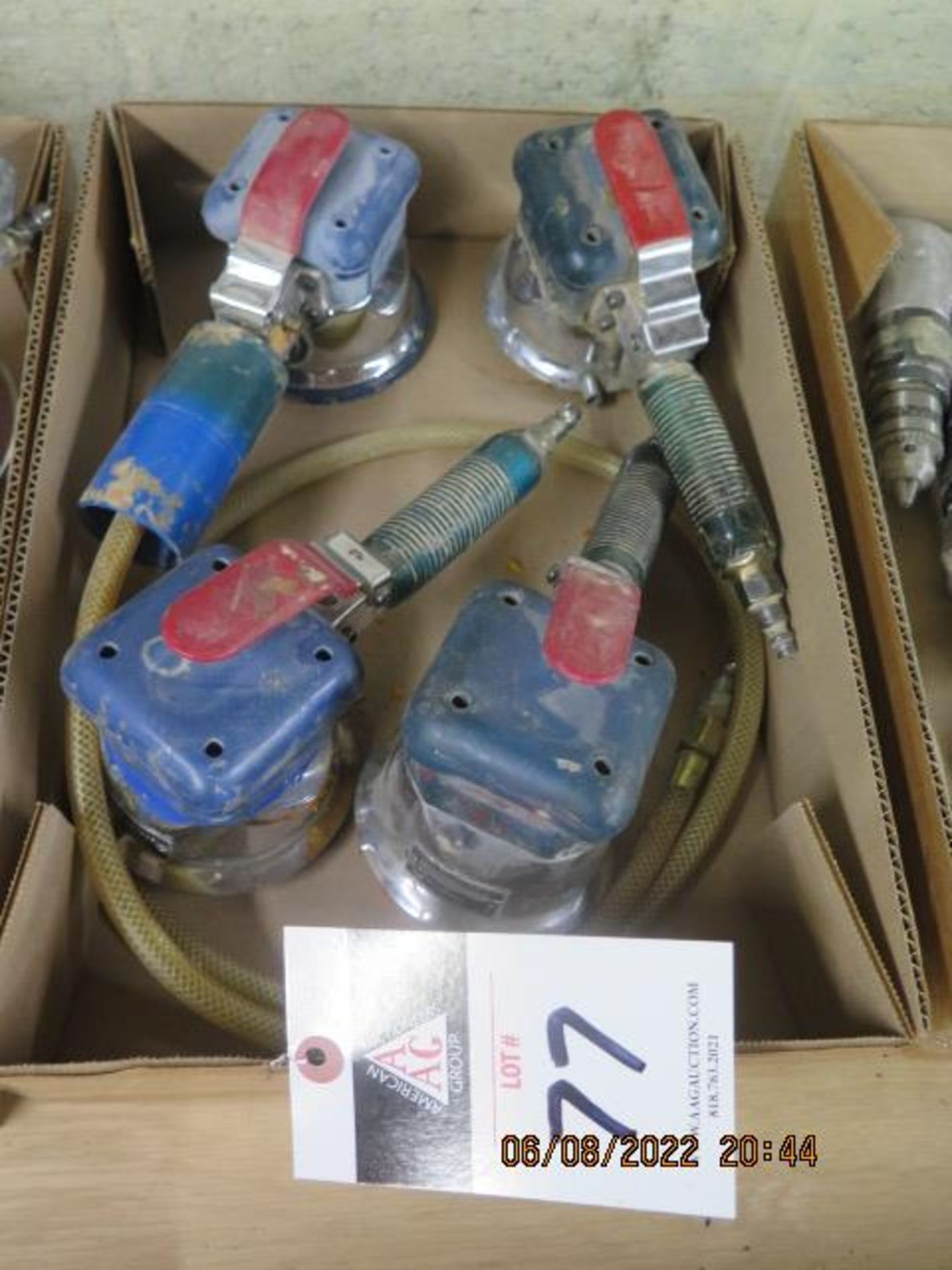 Pneumatic Orbital Sanders (4) (SOLD AS-IS - NO WARRANTY)