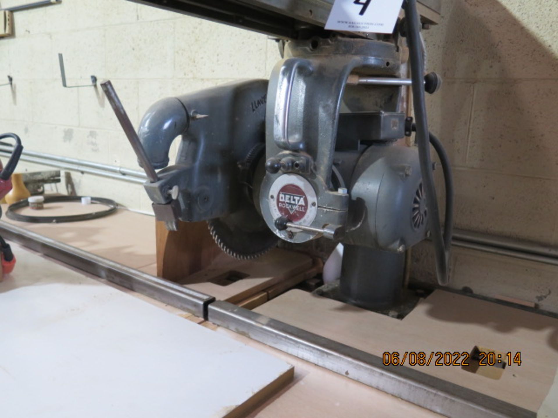 Delta mdl. 50-C Radial Arm Saw s/n CW6569 w/ 14’ Extended Table (SOLD AS-IS - NO WARRANTY) - Image 3 of 7