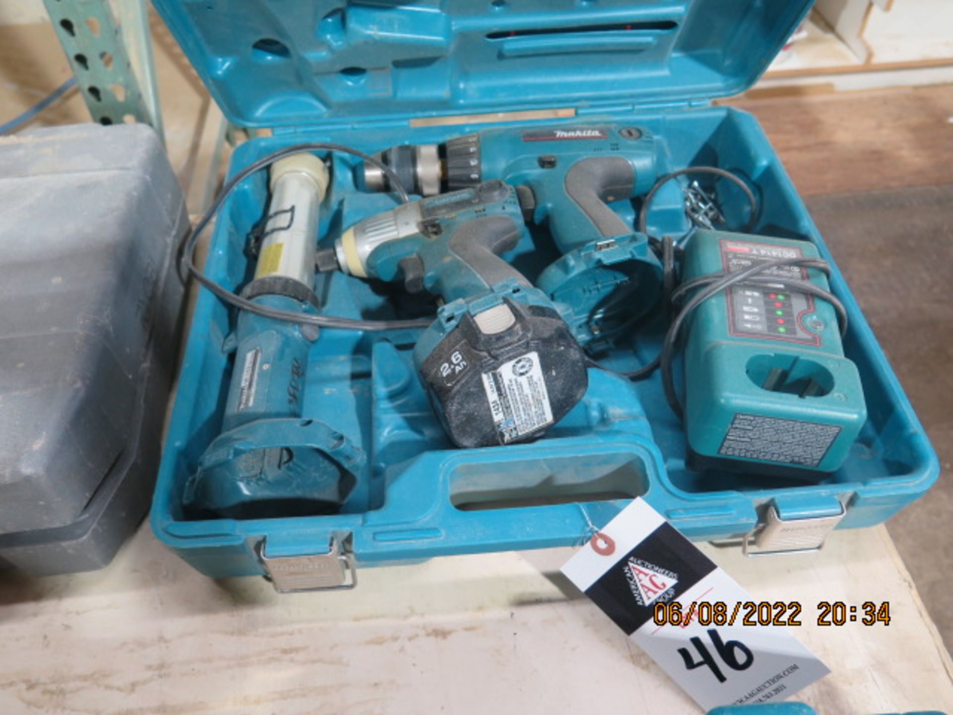 Makita 18 Volt Drill and Nut Driver Set (SOLD AS-IS - NO WARRANTY)