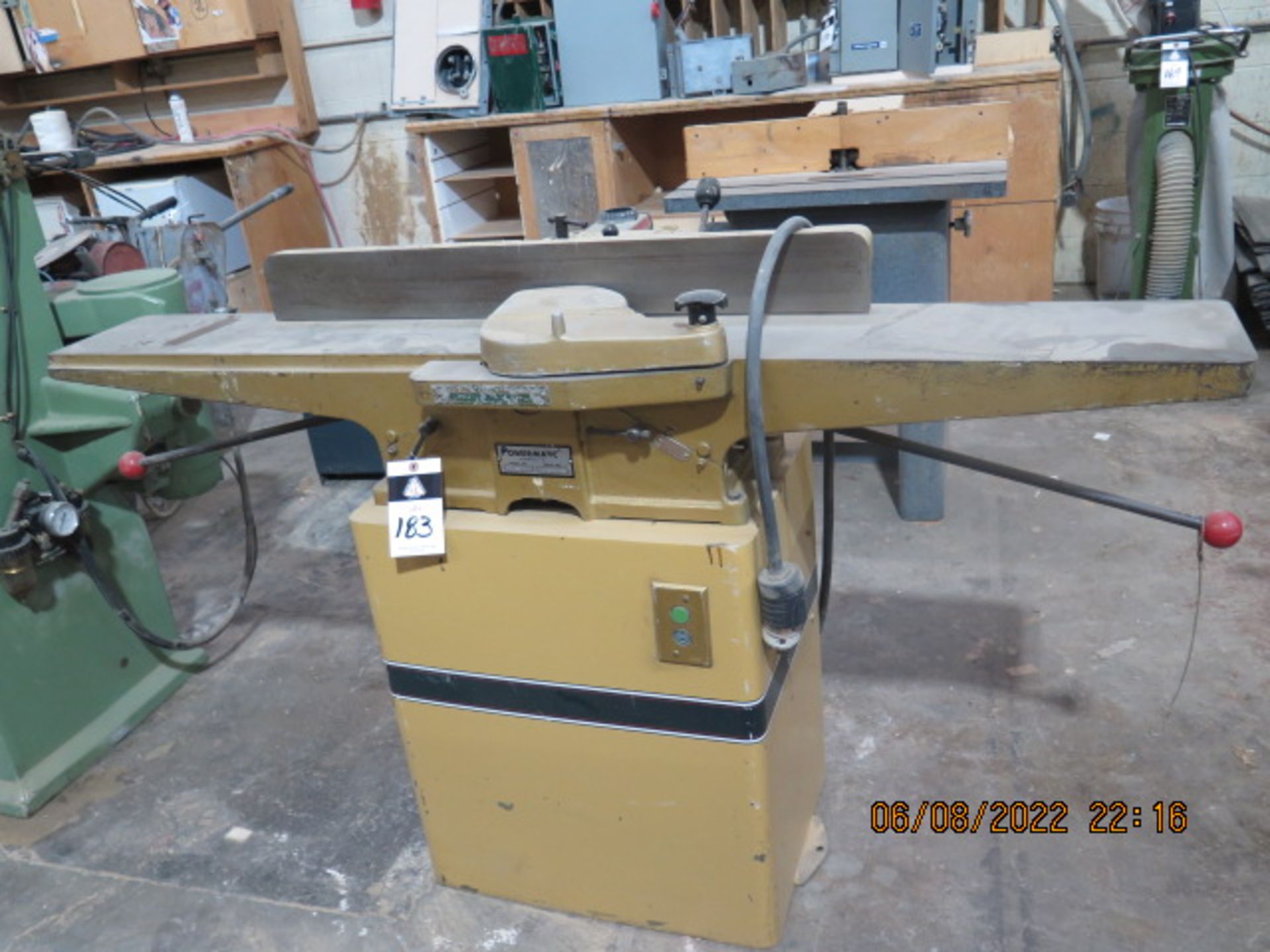 Powermatic mdl. 60 8” Jointer s/n 8761069 (SOLD AS-IS - NO WARRANTY)