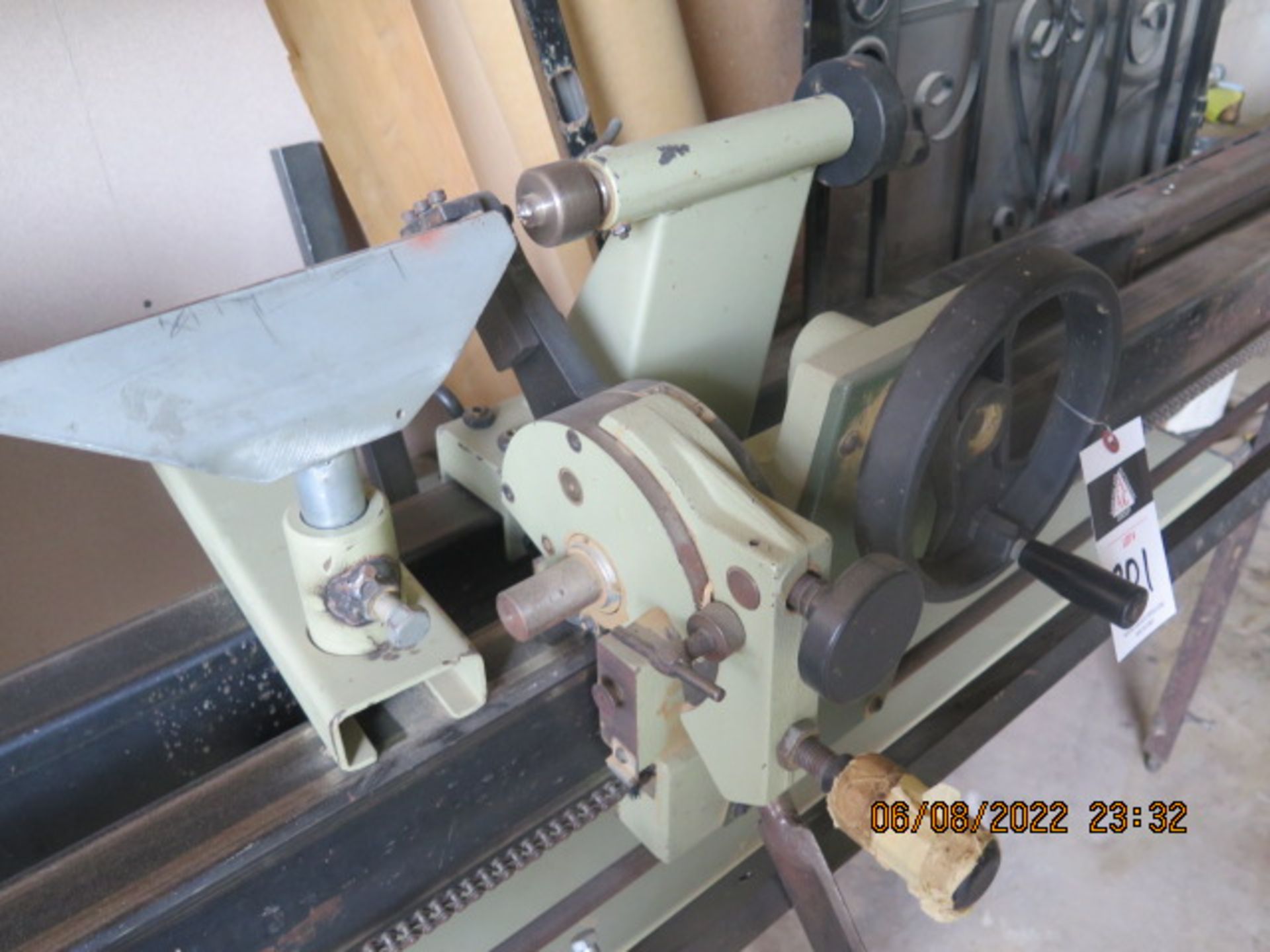 Samco MiniMax T124 16” x 96” Wood Lathe s/n KK/024947 w/ Tailstock, Tool Rest, SOLD AS IS - Image 5 of 7