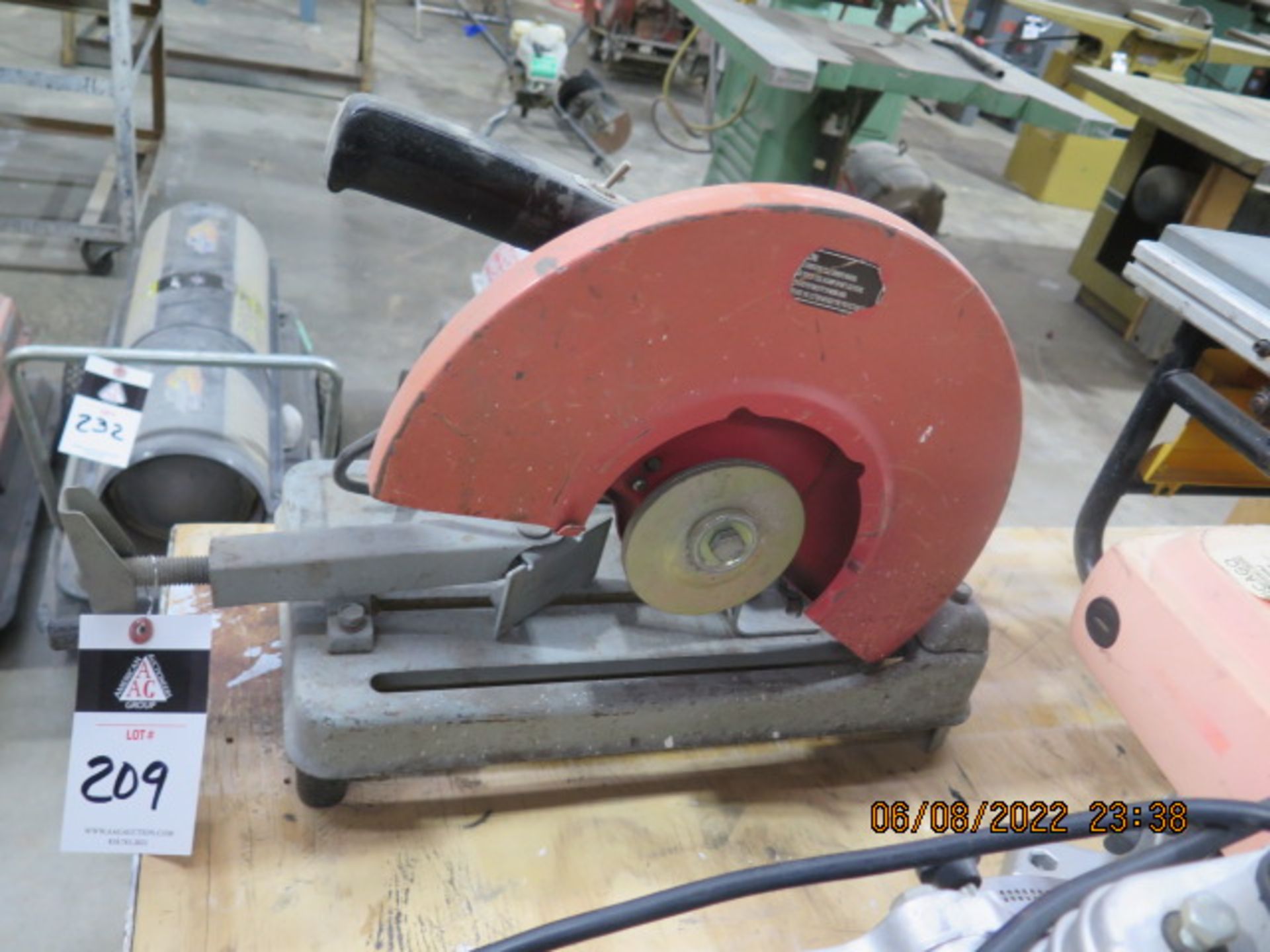 14" Abrasive Cutoff Saw (SOLD AS-IS - NO WARRANTY)