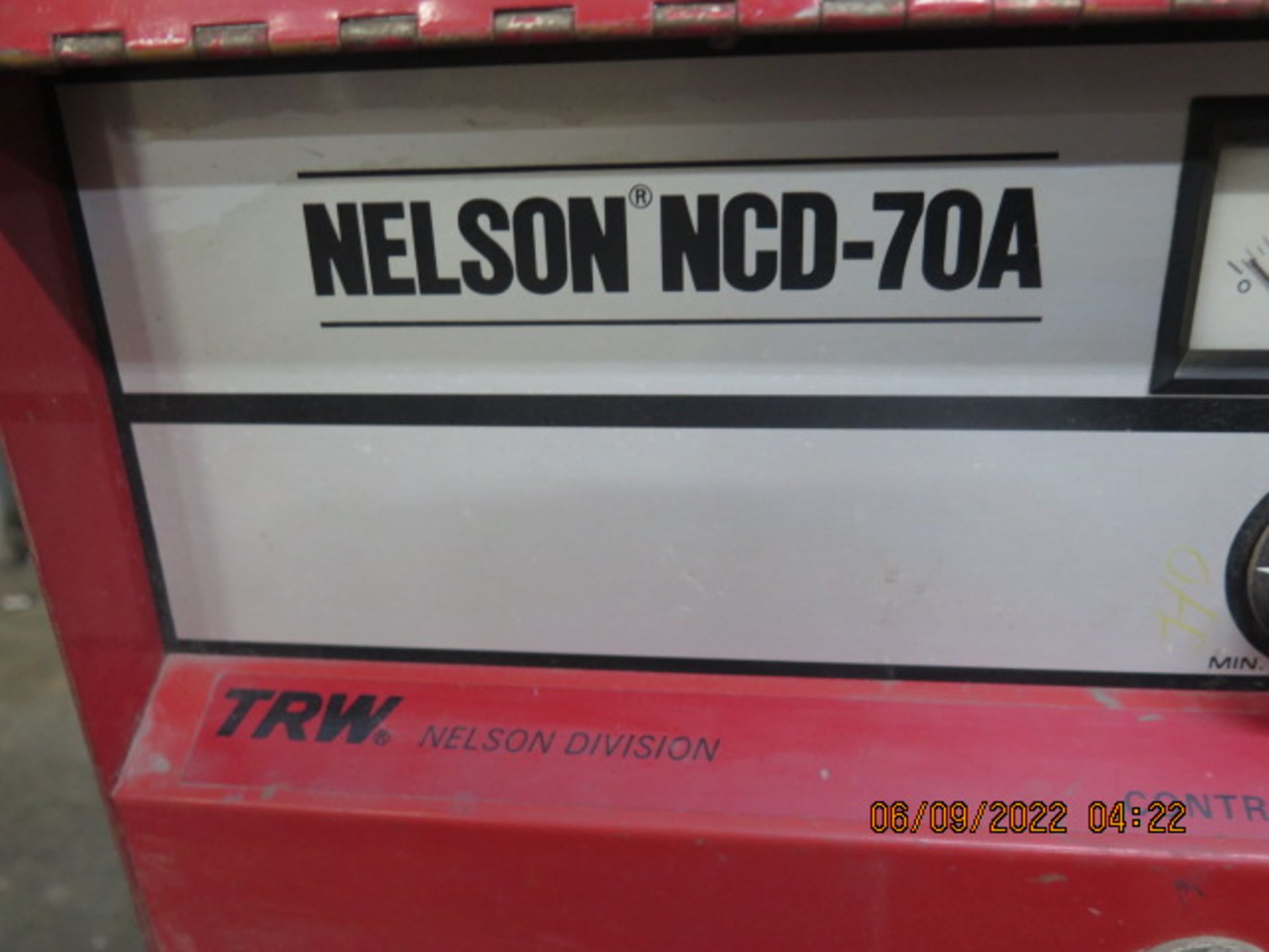 Nelson NCD-70A Stud Welder w/ Gun (SOLD AS-IS - NO WARRANTY) - Image 6 of 6