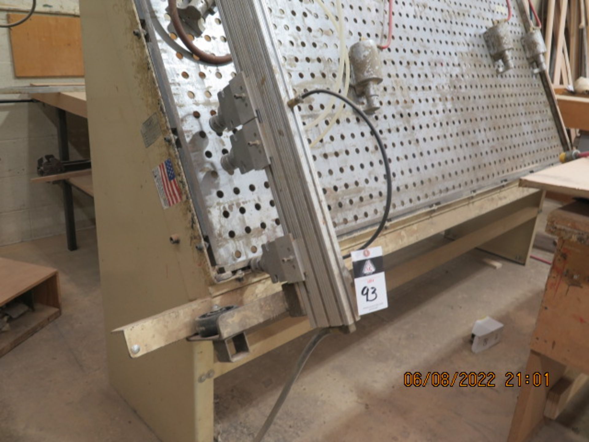 Ritter mdl. R275E 48” x 96” Pneumatic Framing Table (SOLD AS-IS - NO WARRANTY) - Image 3 of 9