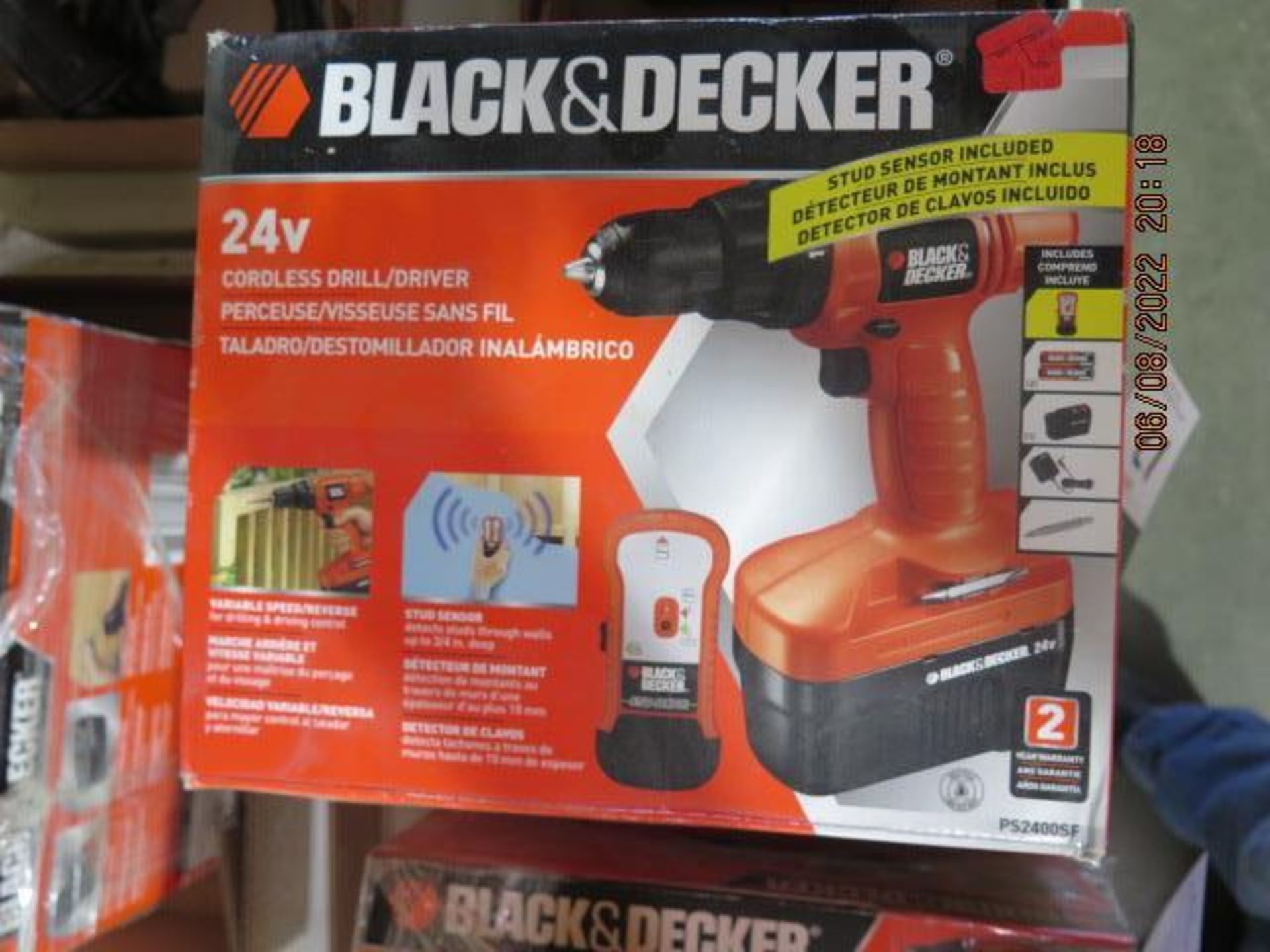 Black & Decker 24 Volt Cordless Drills (4 - NEW) (SOLD AS-IS - NO WARRANTY) - Image 3 of 3