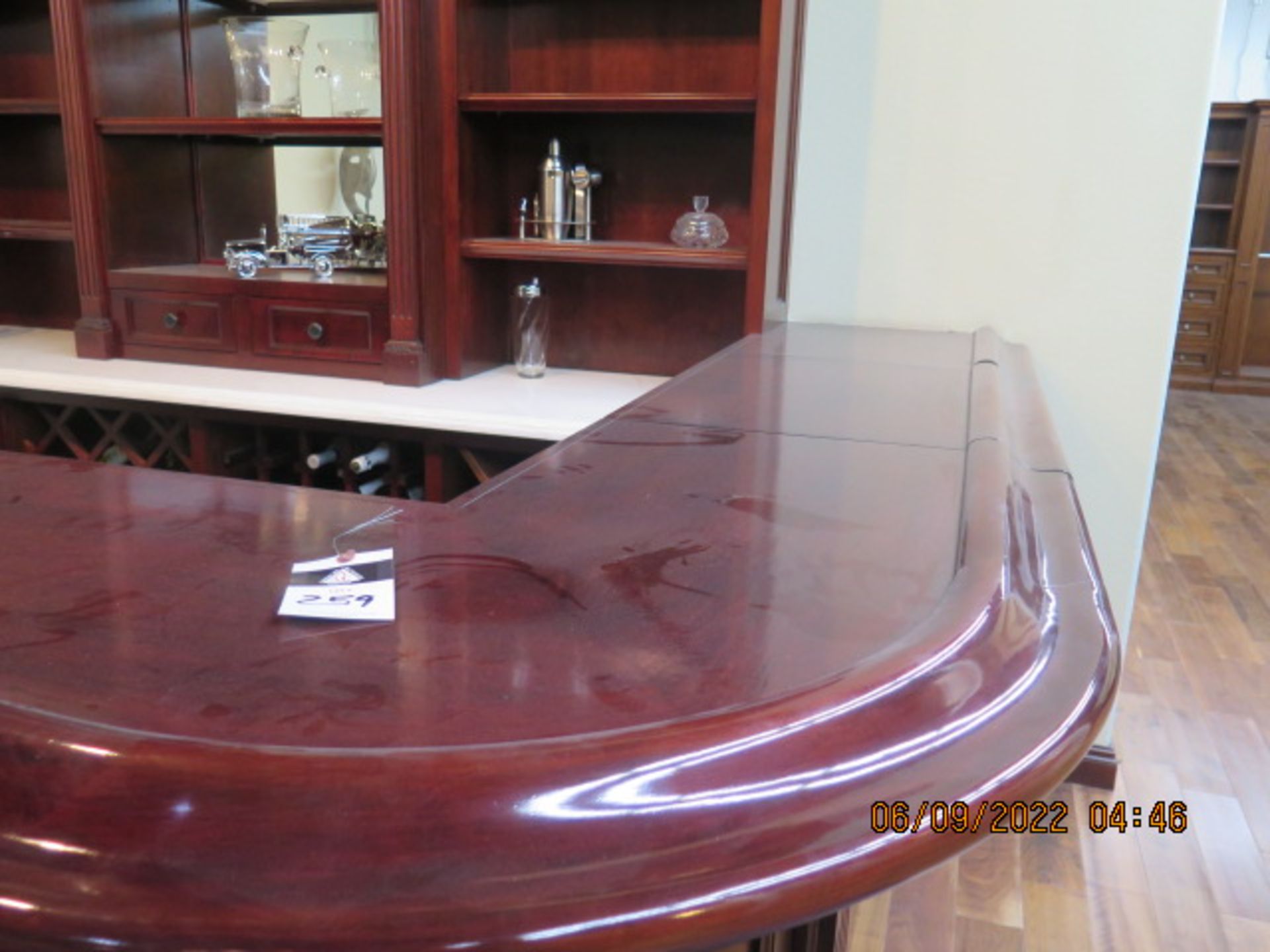 Custom Bar (NO Chairs or Display pieces - Owner will help to dismantle) (SOLD AS-IS - NO WARRANTY) - Image 9 of 10