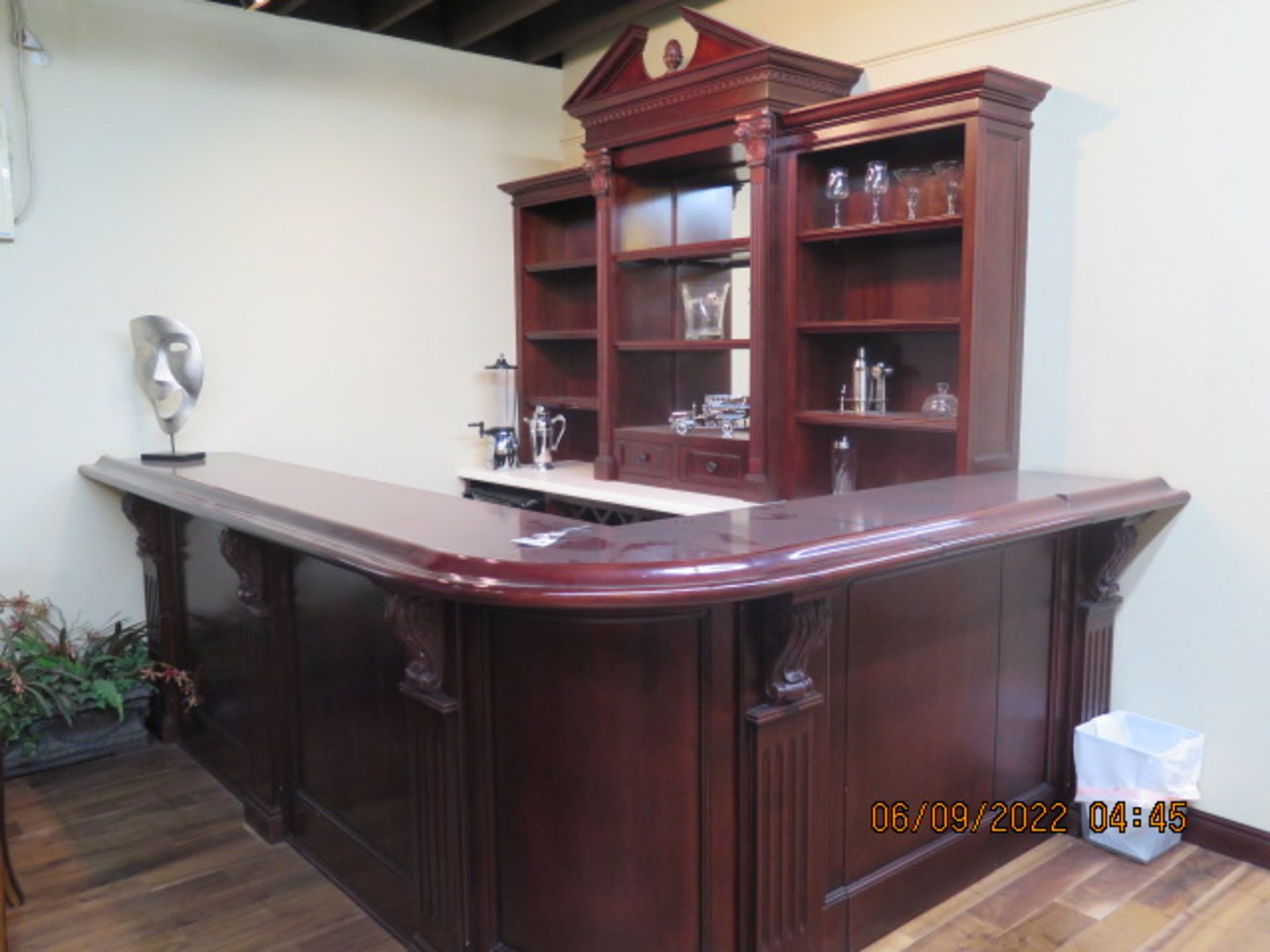 Custom Bar (NO Chairs or Display pieces - Owner will help to dismantle) (SOLD AS-IS - NO WARRANTY) - Image 2 of 10