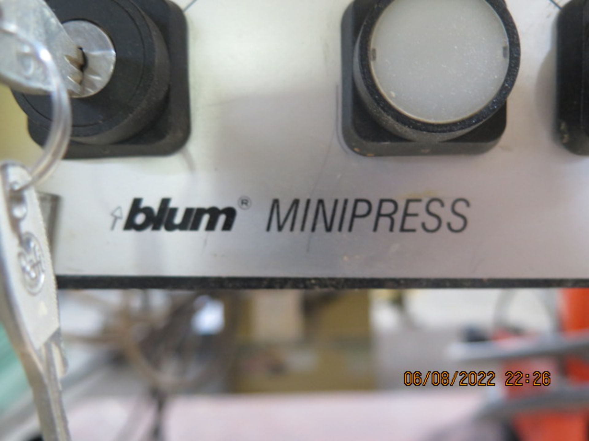 Blum mdl. M51N1004 “Mini Press” Hinge Router (SOLD AS-IS - NO WARRANTY) - Image 7 of 7