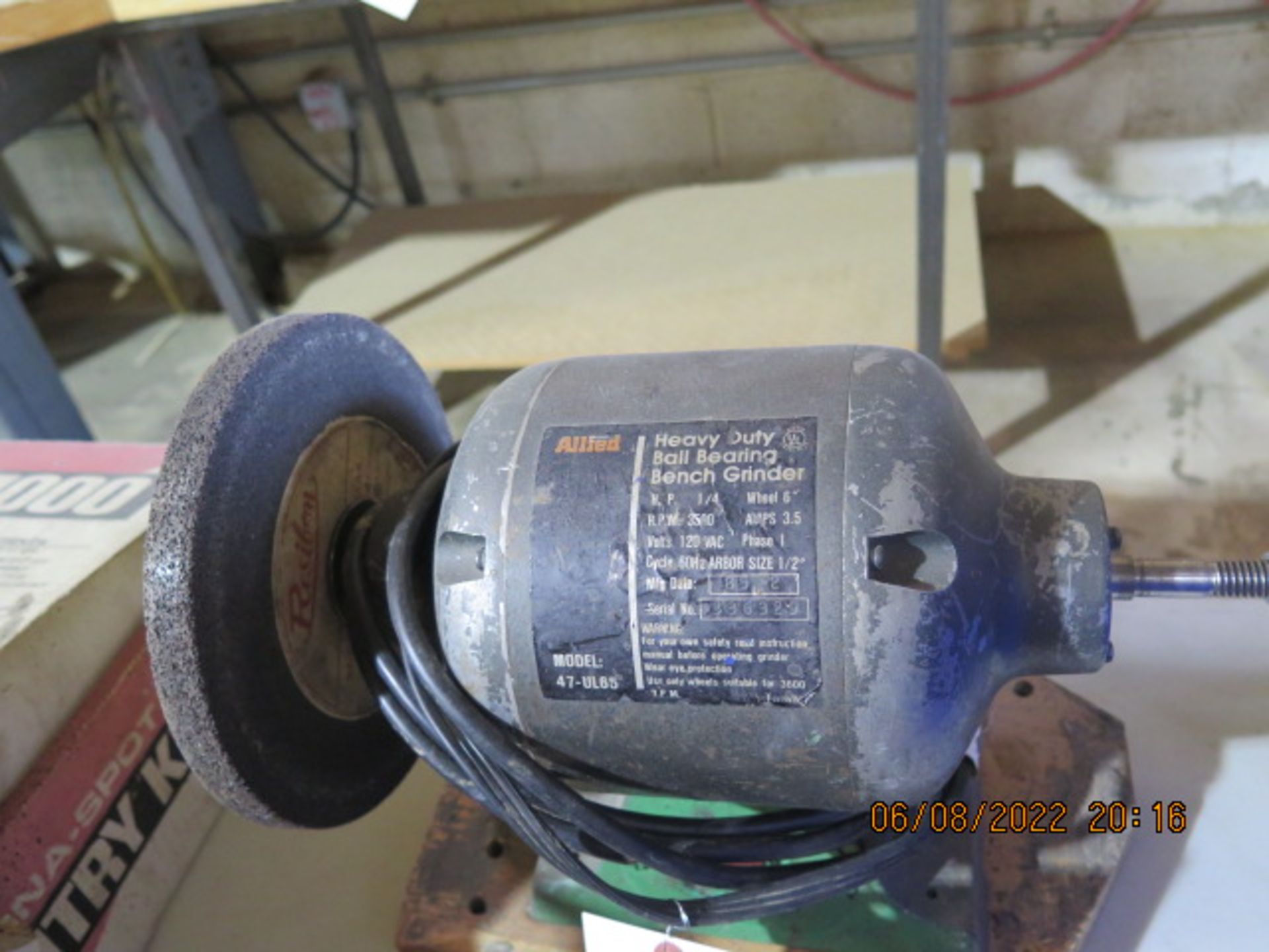 Allied Bench Grinder (SOLD AS-IS - NO WARRANTY) - Image 3 of 3