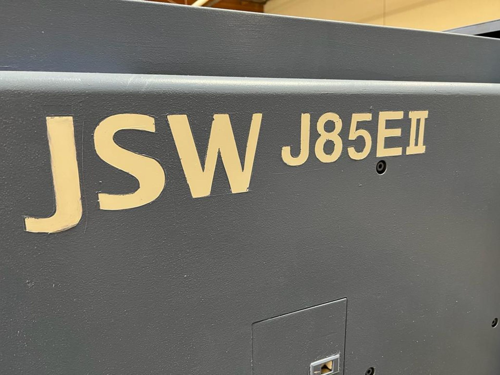JSW MODEL J85E II, 85 TON PLASTIC INJ MOLDING MACHINE, 11.81’’ STROKE, 7.01 SHOT SIZE, SOLD AS IS - Image 10 of 10