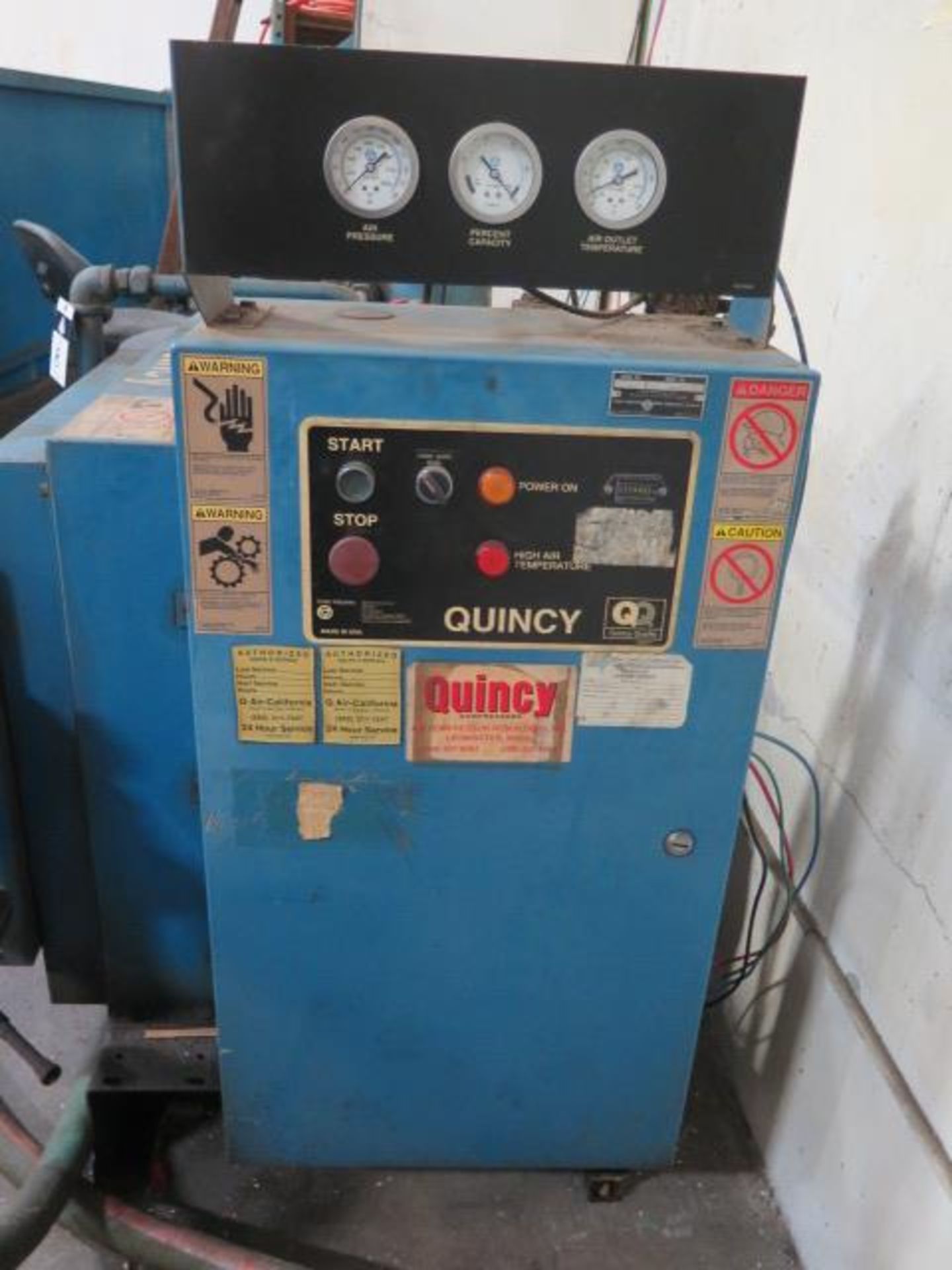 Quincy QSB30ANA32D 30Hp Rotary Air Compressor s/n 92945H (SOLD AS-IS - NO WARRANTY) - Image 3 of 12