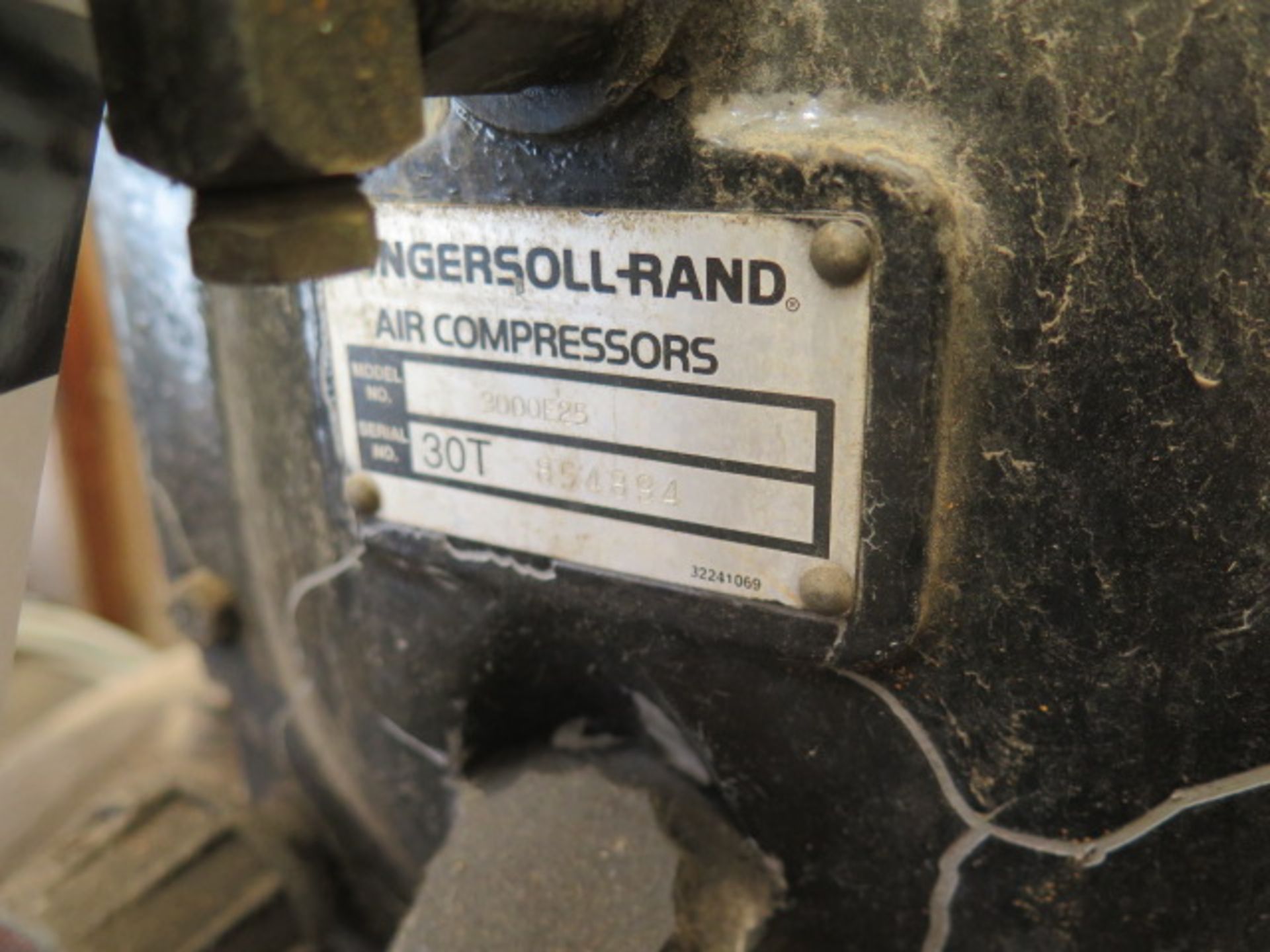 Ingersoll Rand 20Hp Horizontal Air Compressor w/ 3-Stage Pump, 80 Gallon Tank (SOLD AS-IS - NO - Image 4 of 5