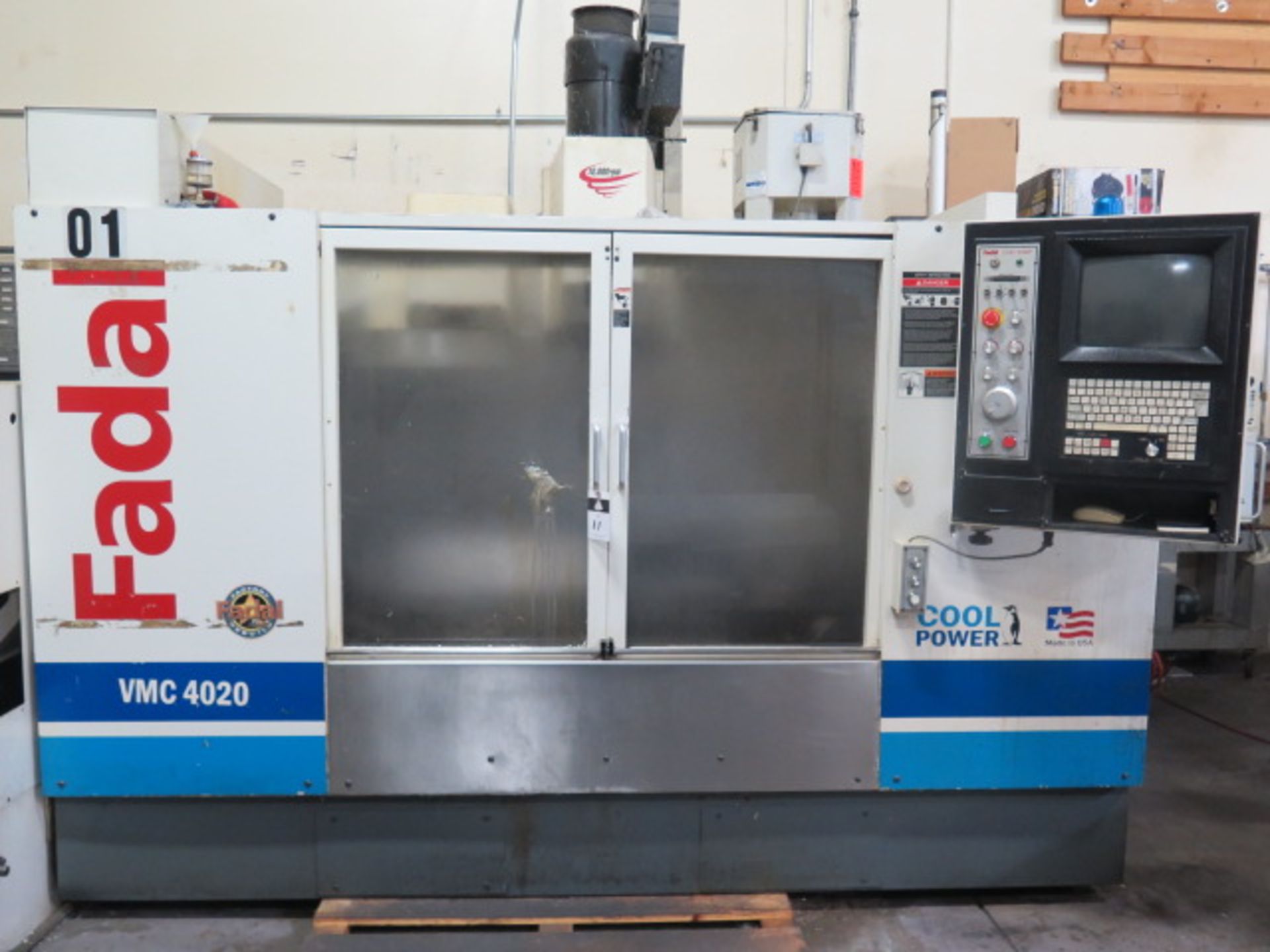 2003 Fadal VMC 4020HT CNC VMC s/n 032003095603 w/ Fadal CNC32MP Controls, SOLD AS IS