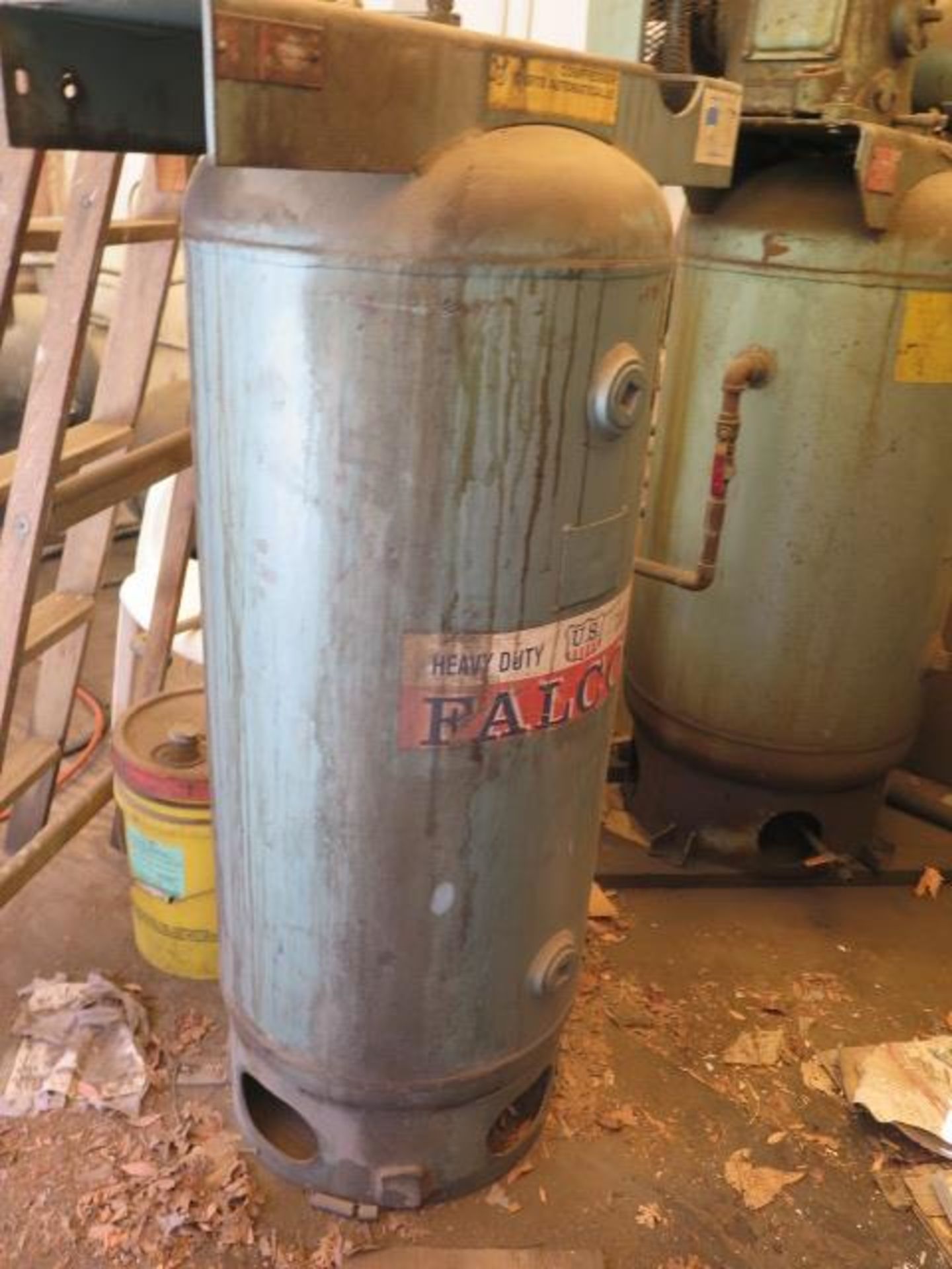 60 Gallon Vertical and Horizontal Air Storage Tanks (2) (SOLD AS-IS - NO WARRANTY)