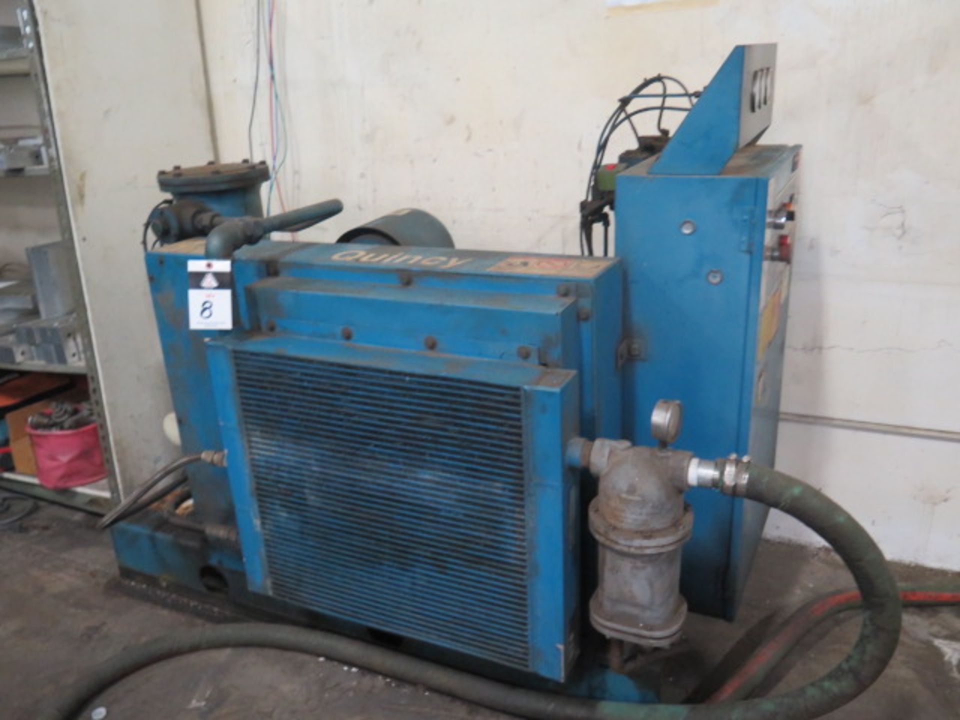 Quincy QSB30ANA32D 30Hp Rotary Air Compressor s/n 92945H (SOLD AS-IS - NO WARRANTY) - Image 2 of 12