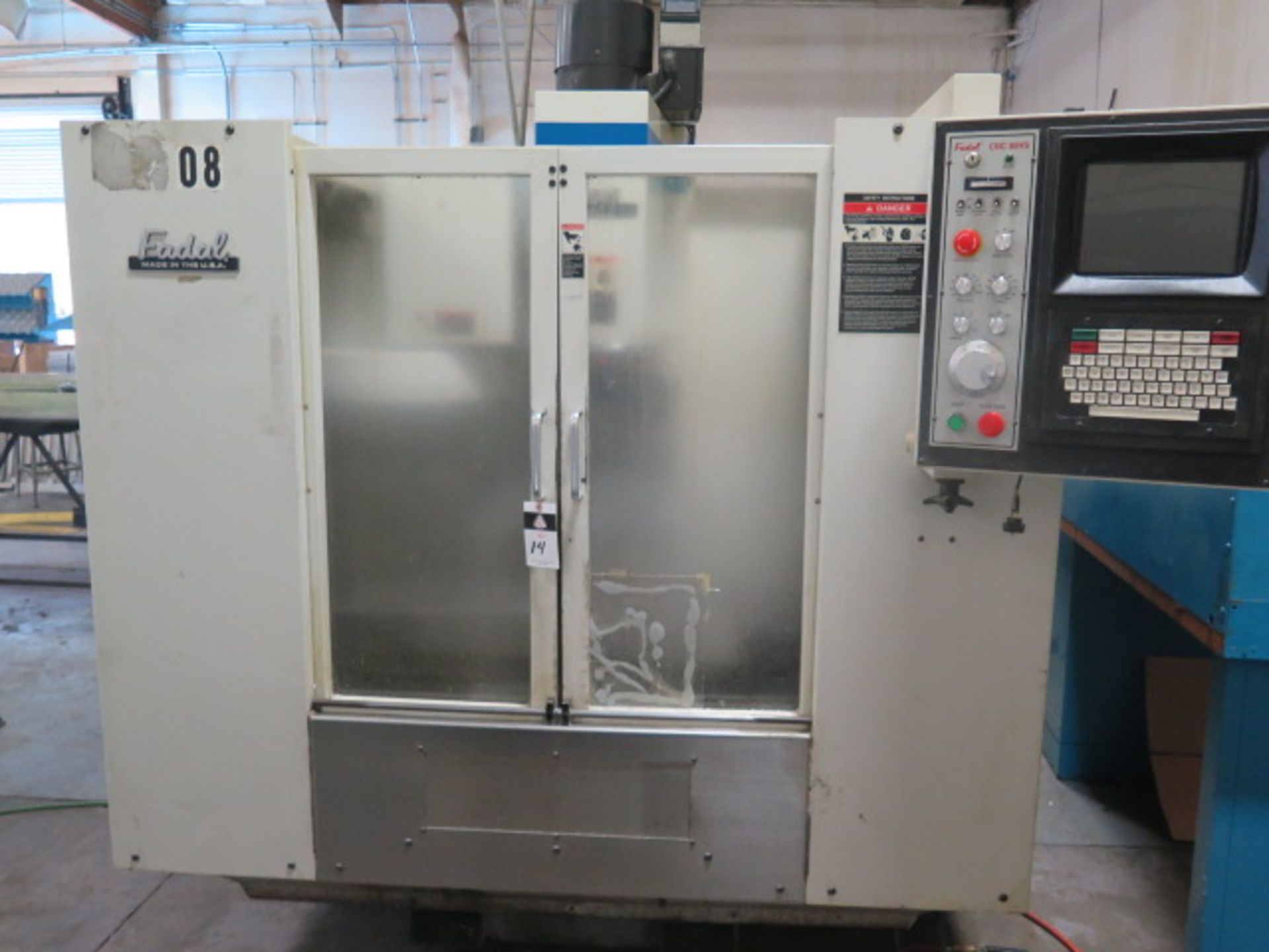 Fadal VMC 15 4-Axis CNC Vertical Machining Center s/n 9410192 w/ Fadal CNC88HS Controls, SOLD AS IS