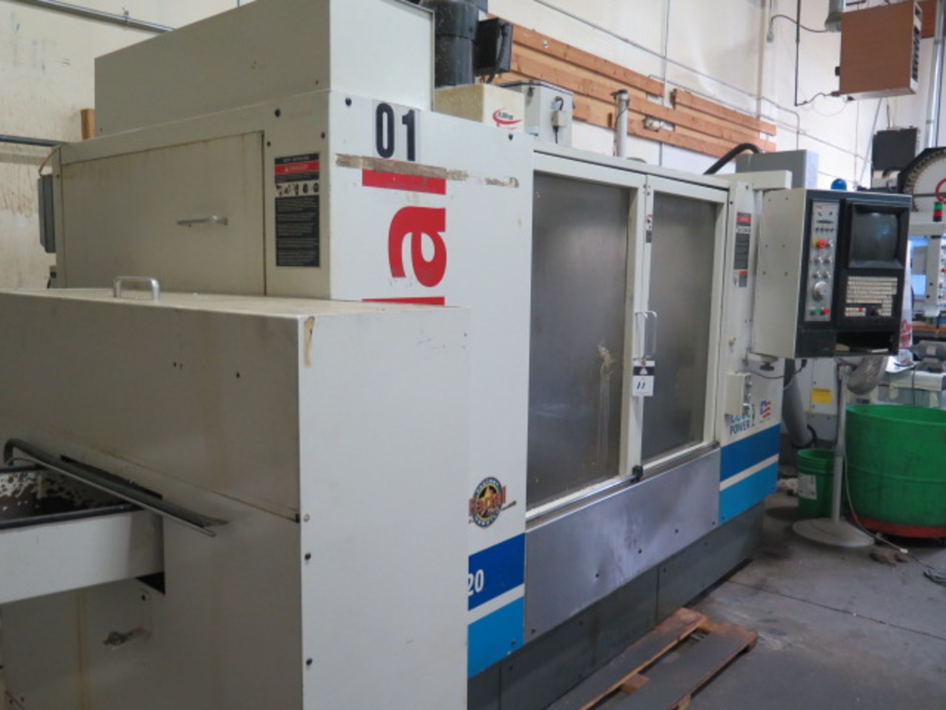 2003 Fadal VMC 4020HT CNC VMC s/n 032003095603 w/ Fadal CNC32MP Controls, SOLD AS IS - Image 3 of 18