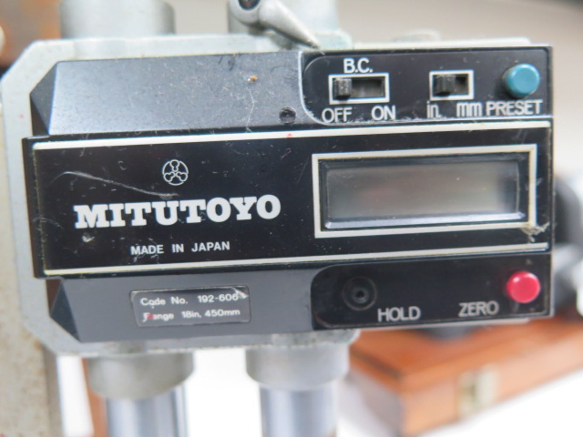 Mitutoyo 18" Digital Height Gage (SOLD AS-IS - NO WARRANTY) - Image 4 of 4