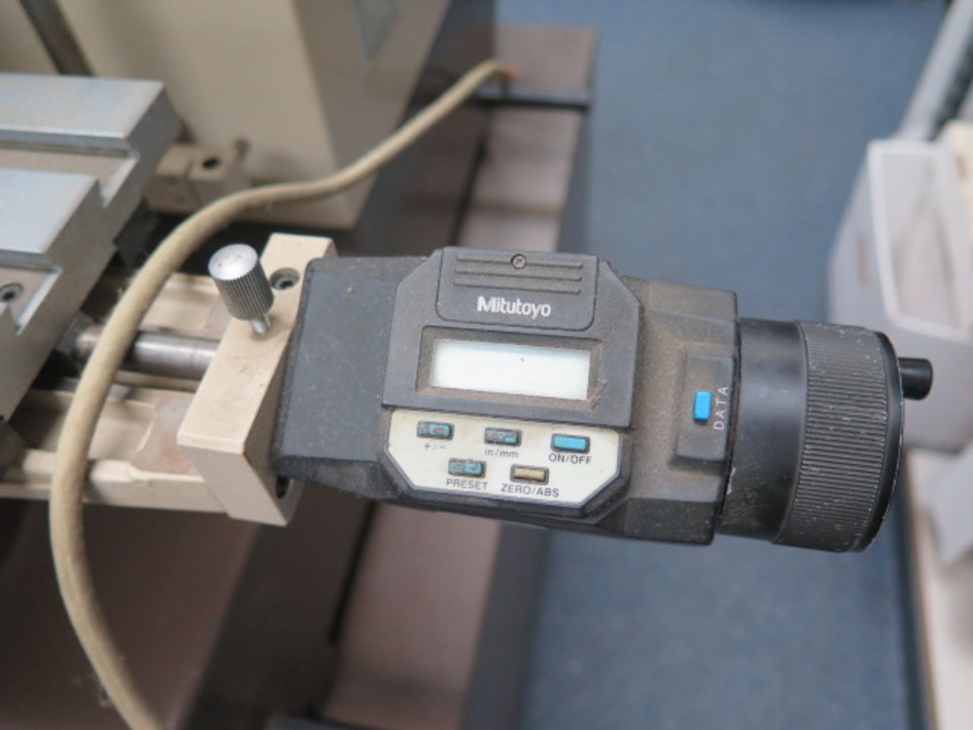 Mitutoyo PH350H 13” Optical Comparator s/n 60680 w/ Mitutoyo Digital Micrometer Readout, SOLD AS IS - Image 7 of 10