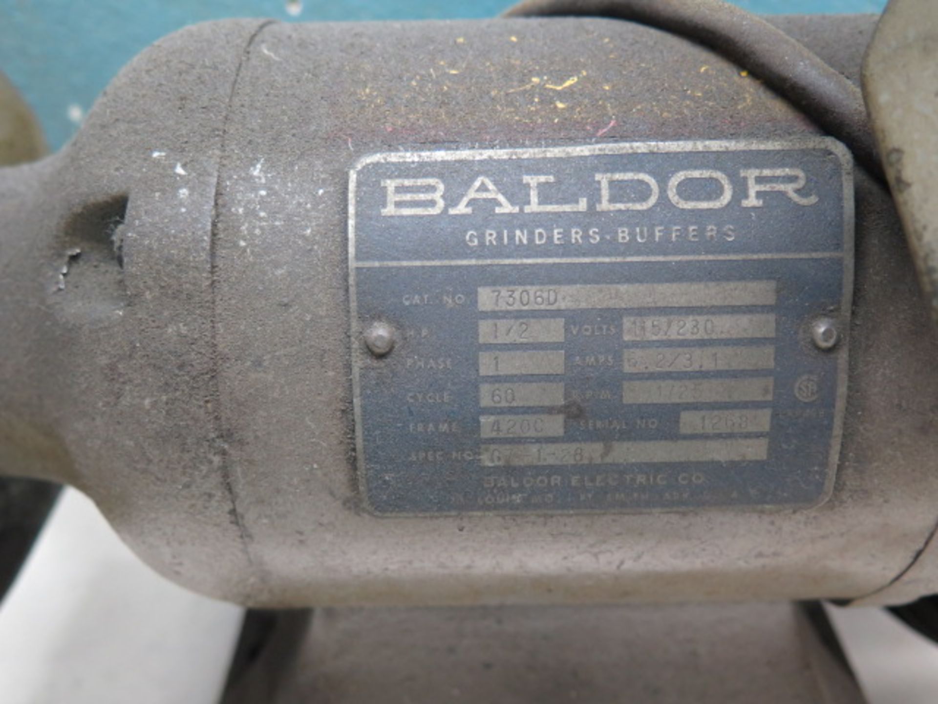 Baldor 8" Bench Grinder (SOLD AS-IS - NO WARRANTY) - Image 4 of 4