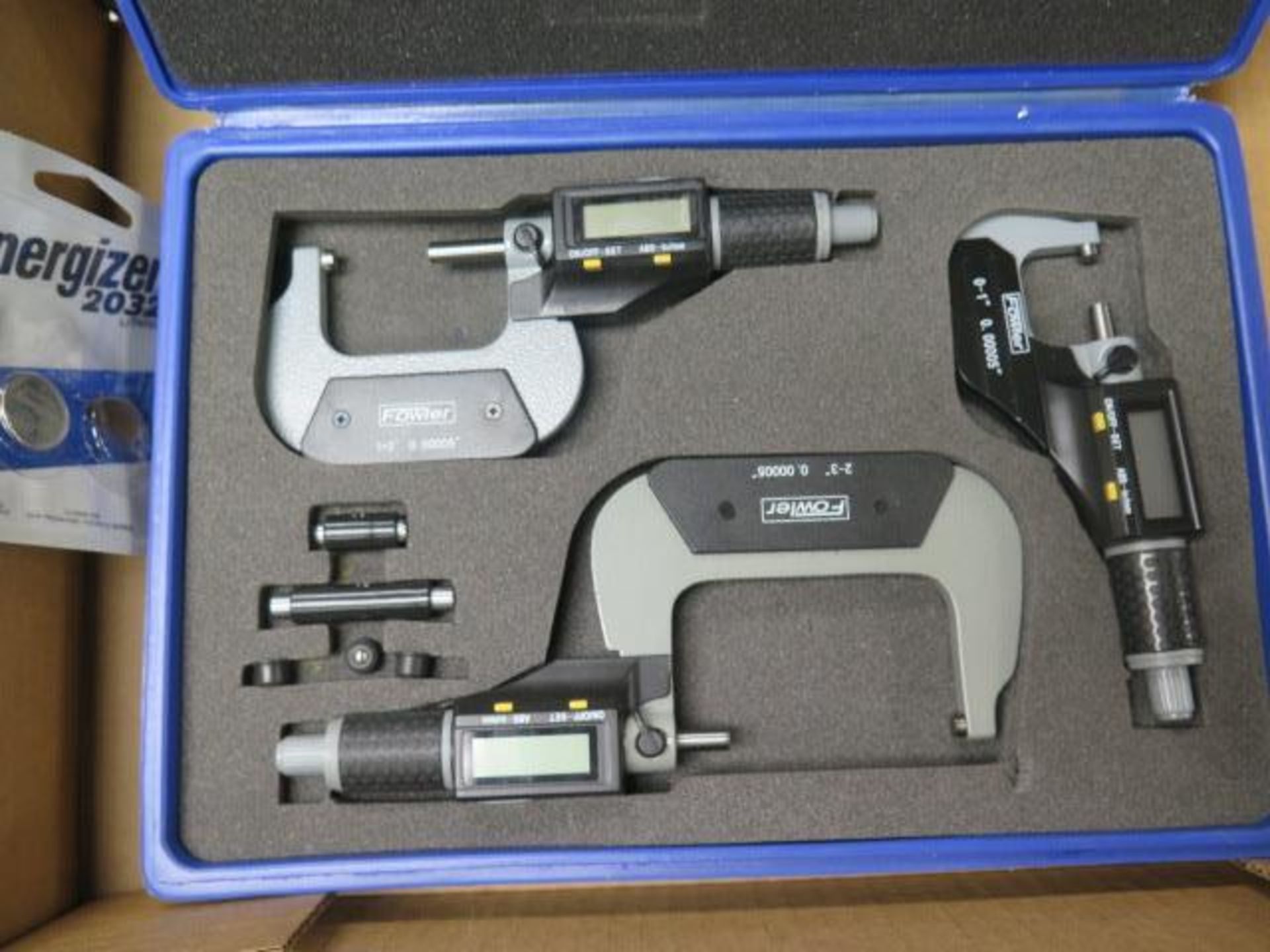 Fowler 0-3" Digital OD Mic Set (SOLD AS-IS - NO WARRANTY) - Image 2 of 5