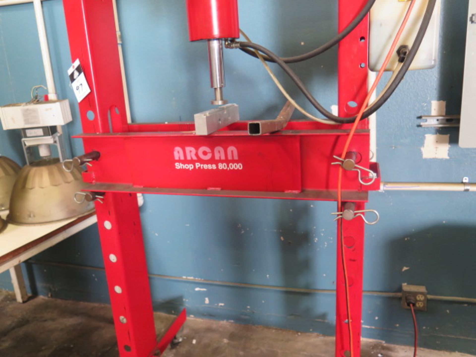 Arcan CP-40Z 40 Ton Electric / Hydraulic H-Frame Press w/ Rolling Base (SOLD AS-IS - NO WARRANTY) - Image 3 of 8