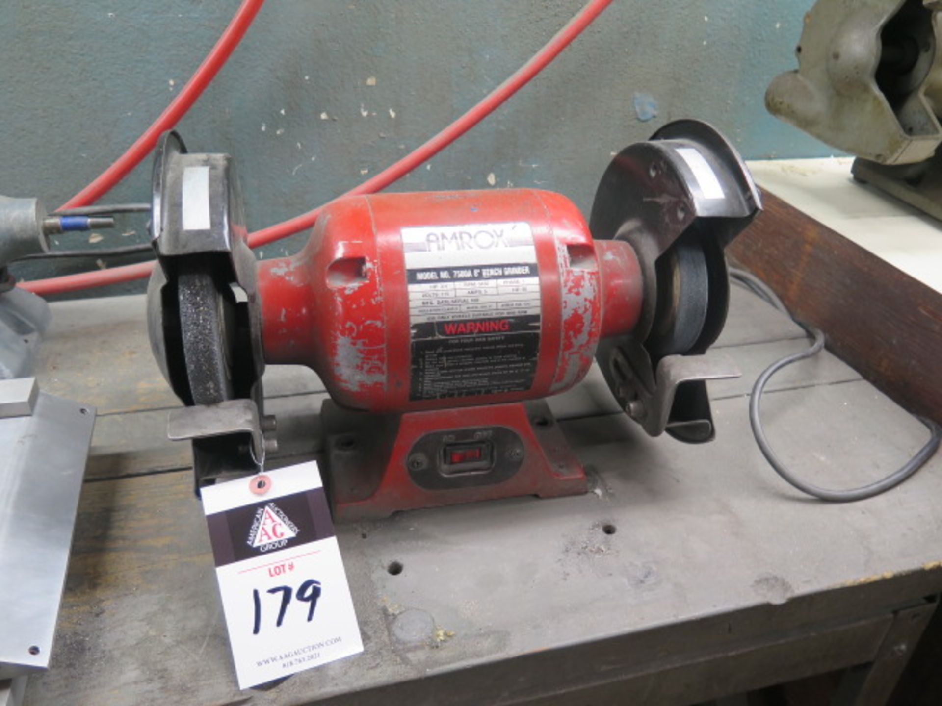 Amrox 8” Bench Grinder (SOLD AS-IS - NO WARRANTY)