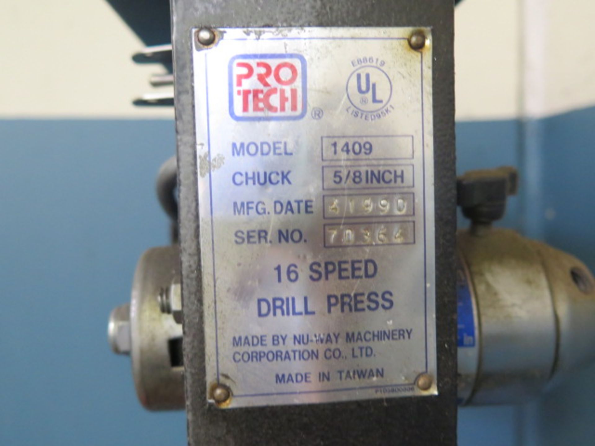 Pro-Tech Bench Model Drill Press (SOLD AS-IS - NO WARRANTY) - Image 7 of 7