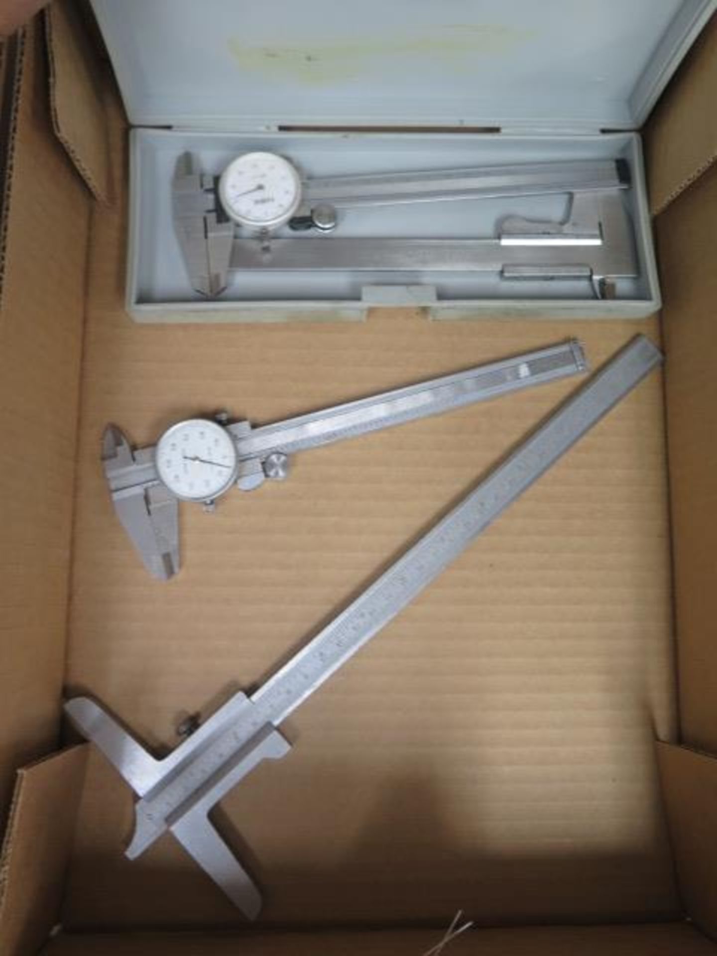 6" Dial Calipers (2) and 12" Vernier Depth Caliper (SOLD AS-IS - NO WARRANTY) - Image 2 of 4