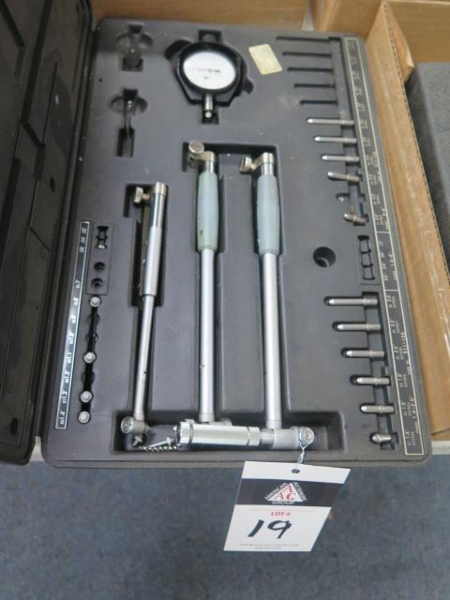 Mitutoyo .7"-4.0" Dial Bore Gage Set (SOLD AS-IS - NO WARRANTY)