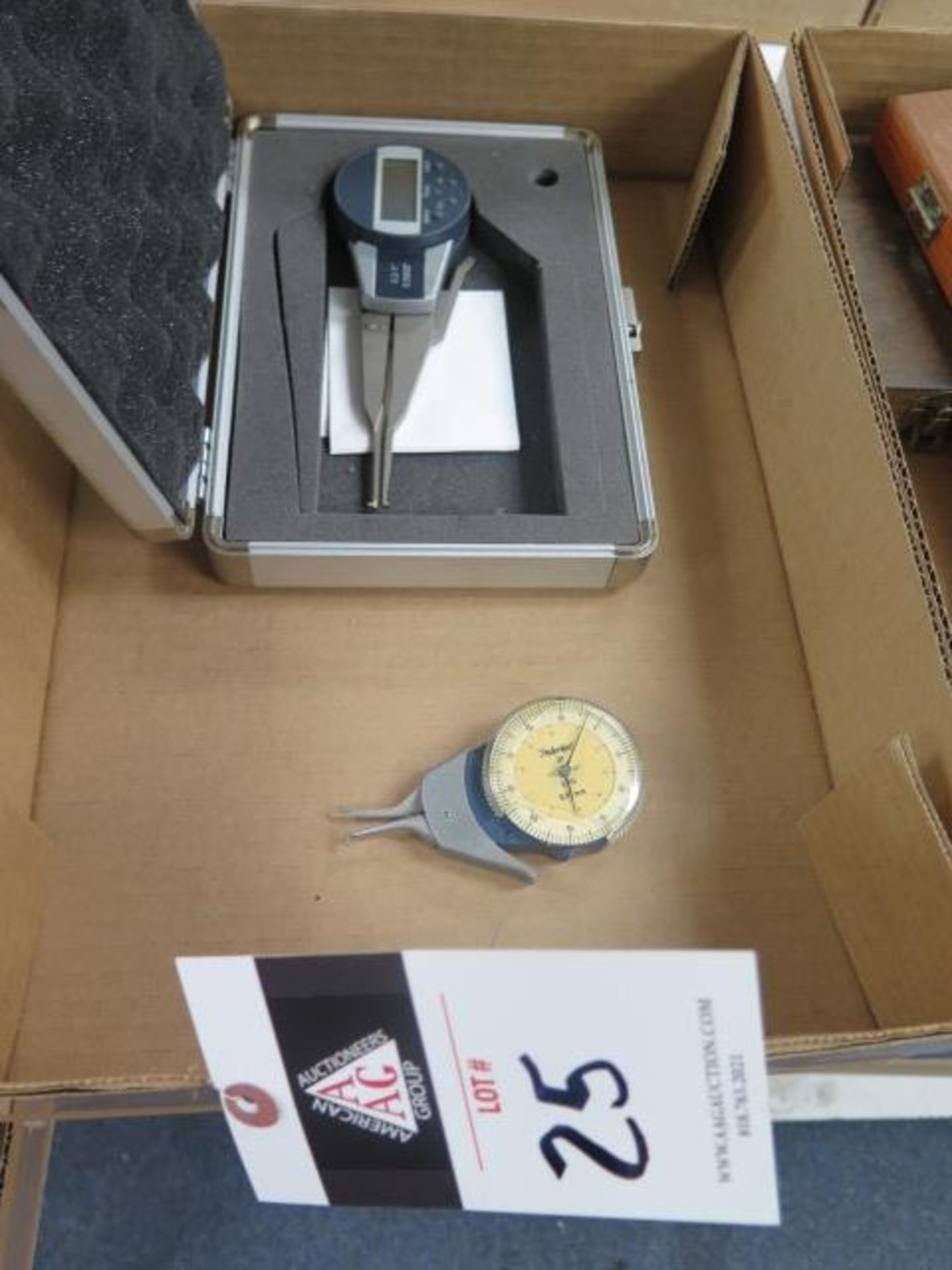 Import Digital Caliper Gage and Intertest Dial Caliper Gage (SOLD AS-IS - NO WARRANTY)