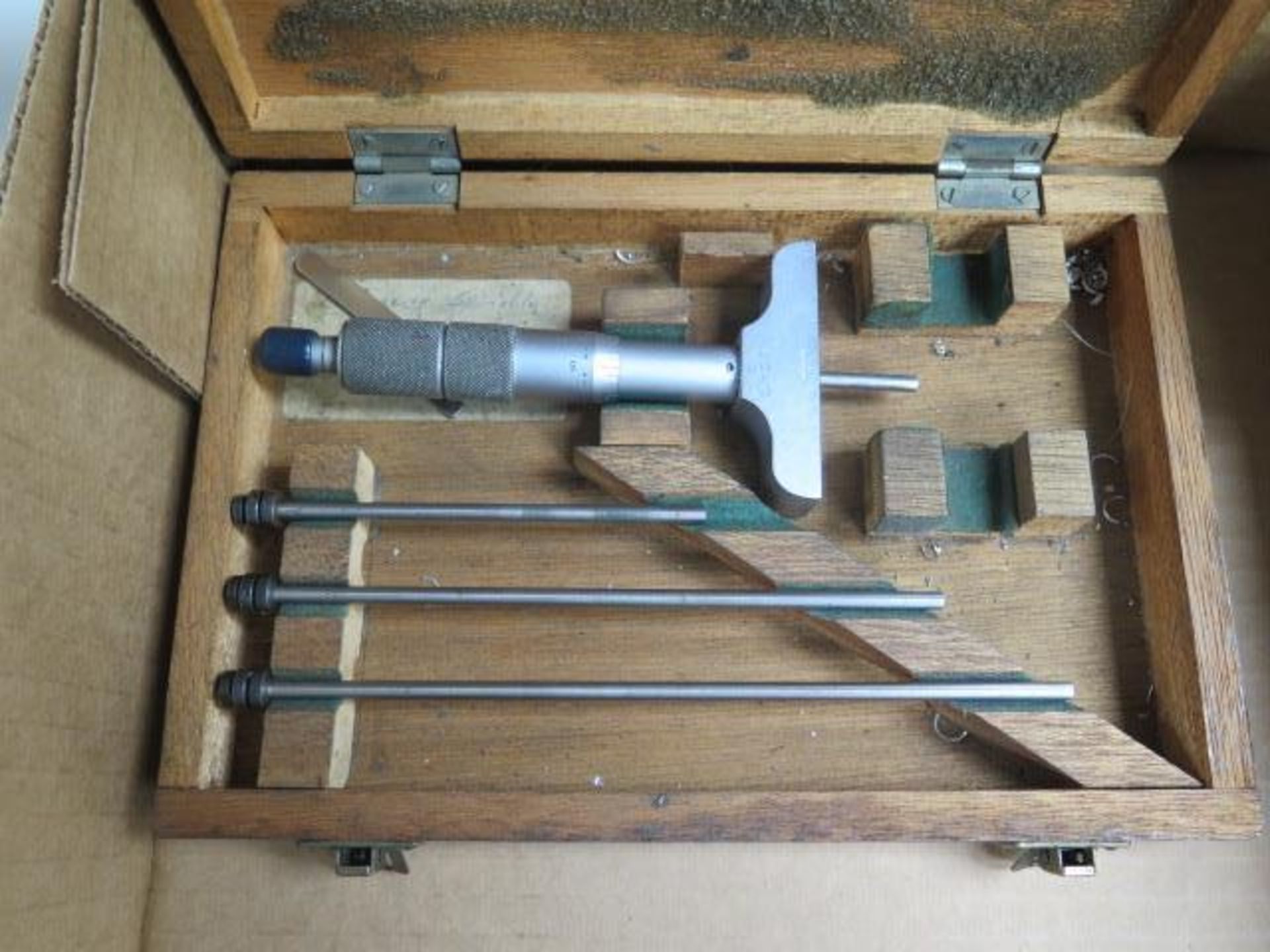 Mitutoyo and Brown & Sharpe Depth Mics and Starrett Step Mic (SOLD AS-IS - NO WARRANTY) - Image 5 of 5