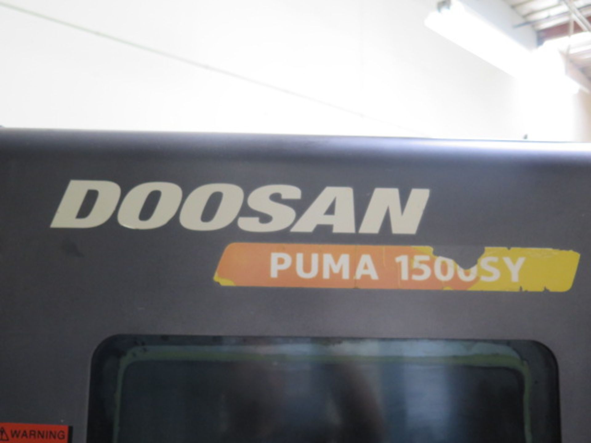 2008 Doosan PUMA 1500SY 5-Axis Twin Spindle Live Turret CNC Turning Center s/n P150SY1041,SOLD AS IS - Image 15 of 17
