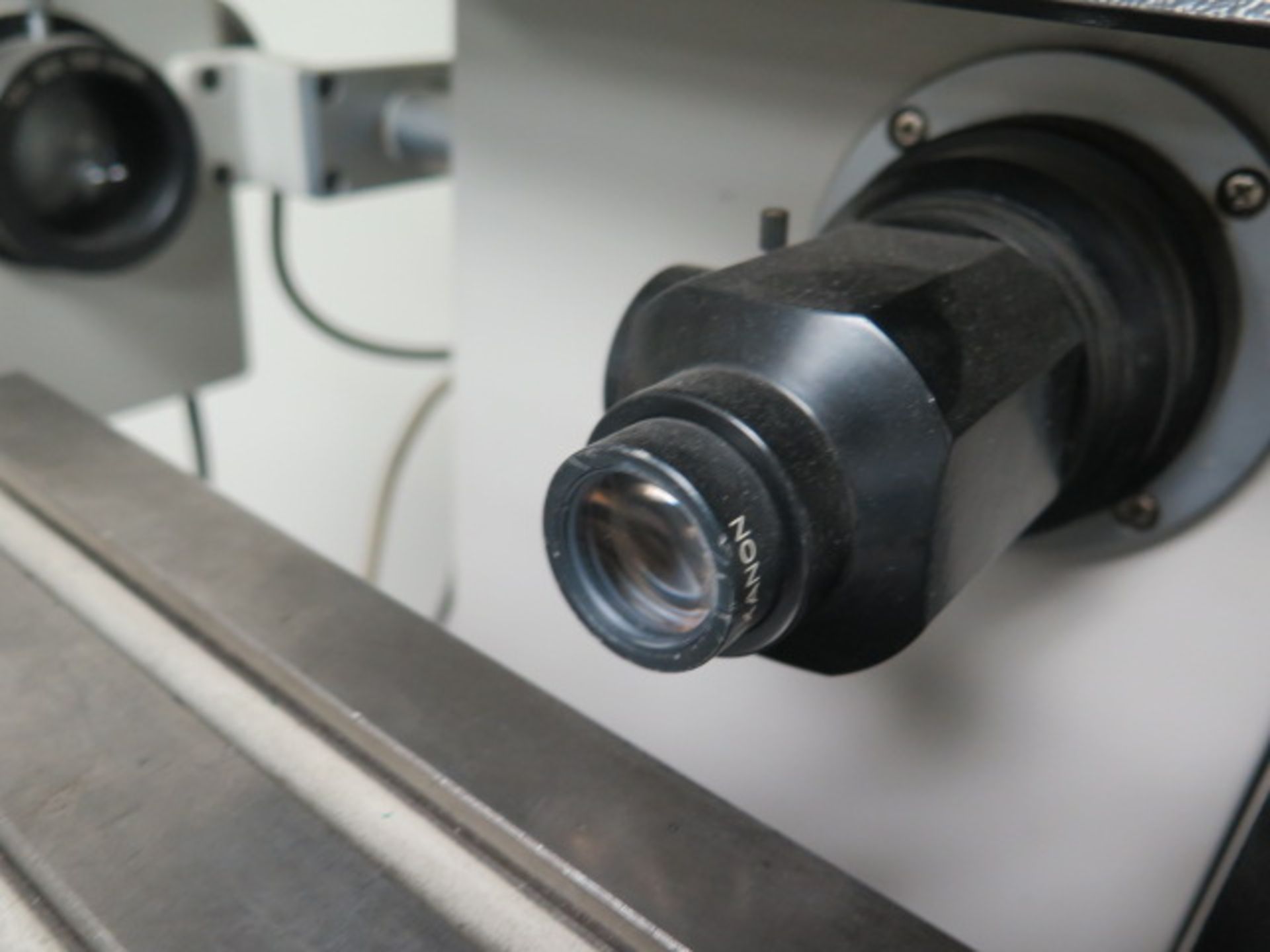 Mitutoyo PH-350 13" Optical Comparator s/n 362 w/ Mitutoyo DRO's, 20X and 50X Lenses, SOLD AS IS - Image 7 of 12