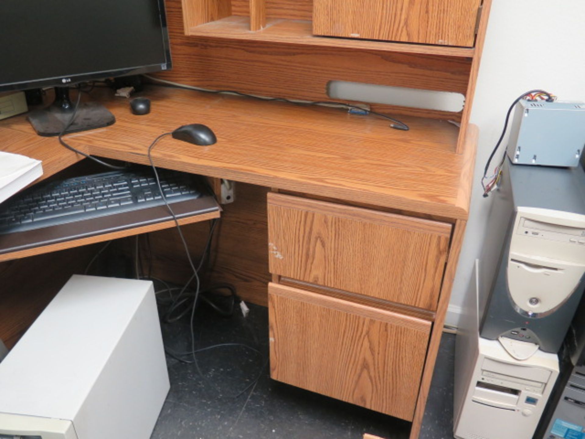 Desks, File Cabinets, Bookshelf and Chairs (NO COMPUTERS /PHONES) (SOLD AS-IS - NO WARRANTY) - Image 3 of 7