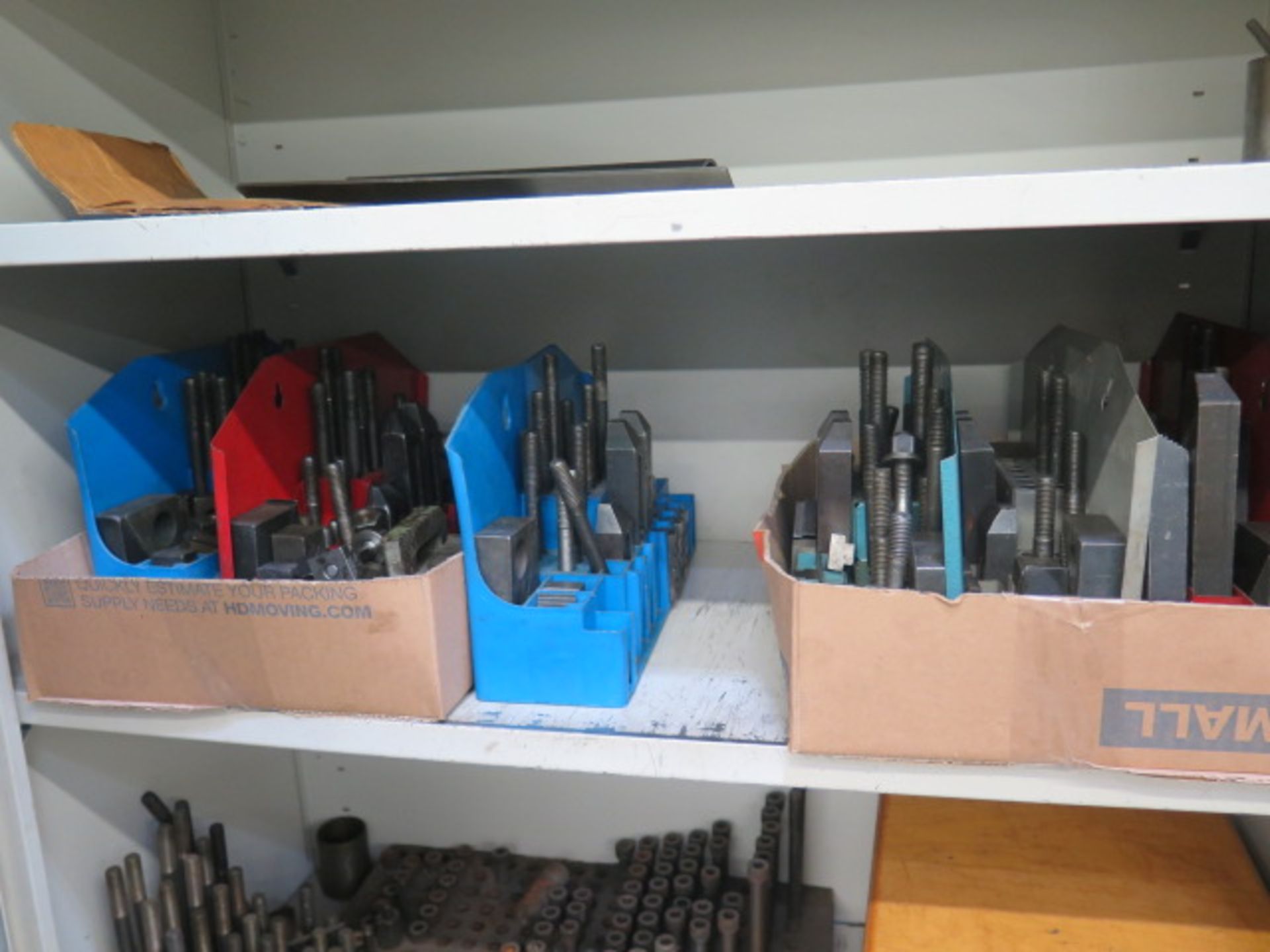 Mill Clamps and Misc w/ Storage Cabinet (SOLD AS-IS - NO WARRANTY) - Image 2 of 8