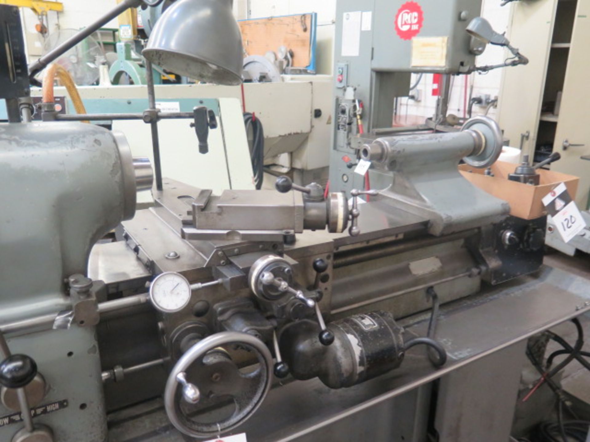 Hardinge HLV-H Tool Room Lathe s/n HLV-H-4836 w/ 125-3000 RPM, Inch Threading, Tailstock, SOLD AS IS - Image 4 of 14