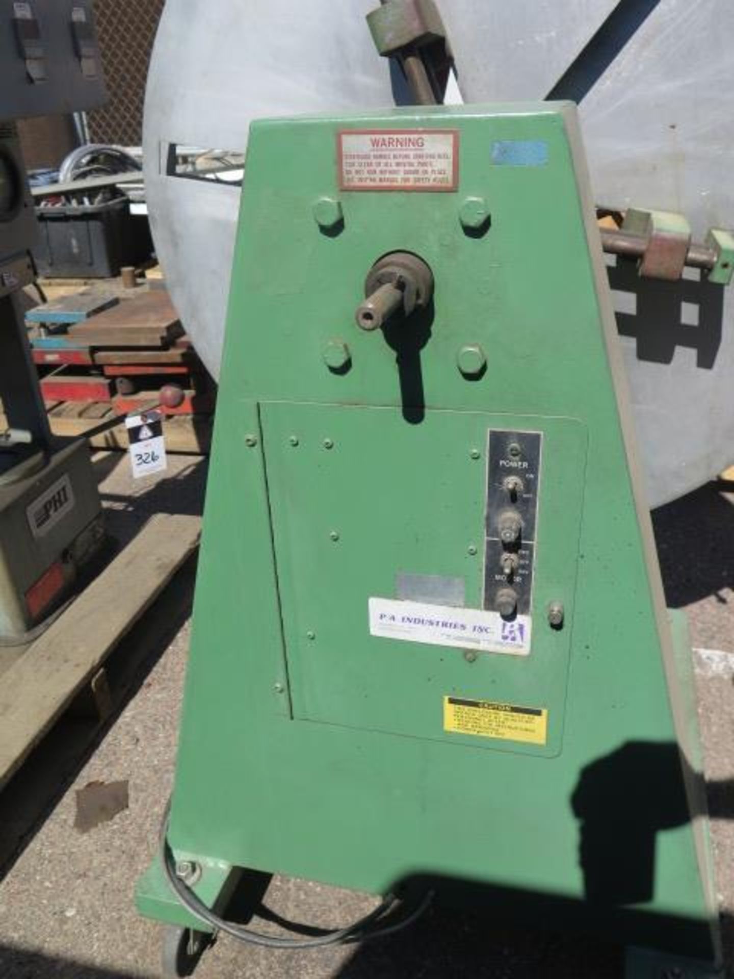 P/A Industries mdl. SRA-600N Power Uncoiler s/n 15770-3 (SOLD AS-IS - NO WARRANTY) - Image 3 of 4