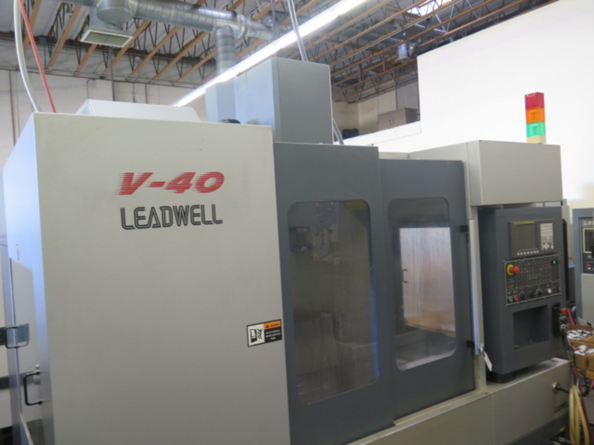 2011 Leadwell V-40 CNC VMC w/ Fanuc Series 0i-MD Controls, Hand Wheel, 24 ATC, SOLD AS IS - Image 2 of 13