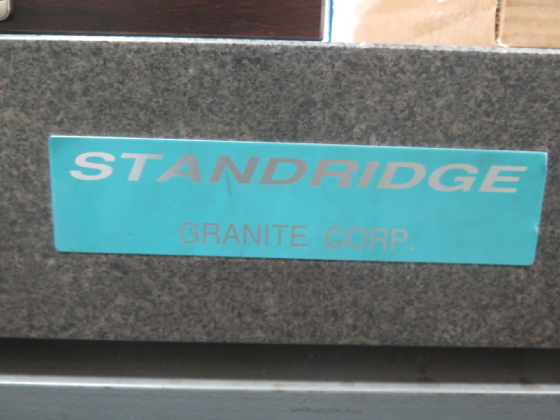 Standridge 36" x 60" x 6" 2-Ledge Granit Surface Plate w/ Roll Stand (SOLD AS-IS - NO WARRANTY) - Image 5 of 5