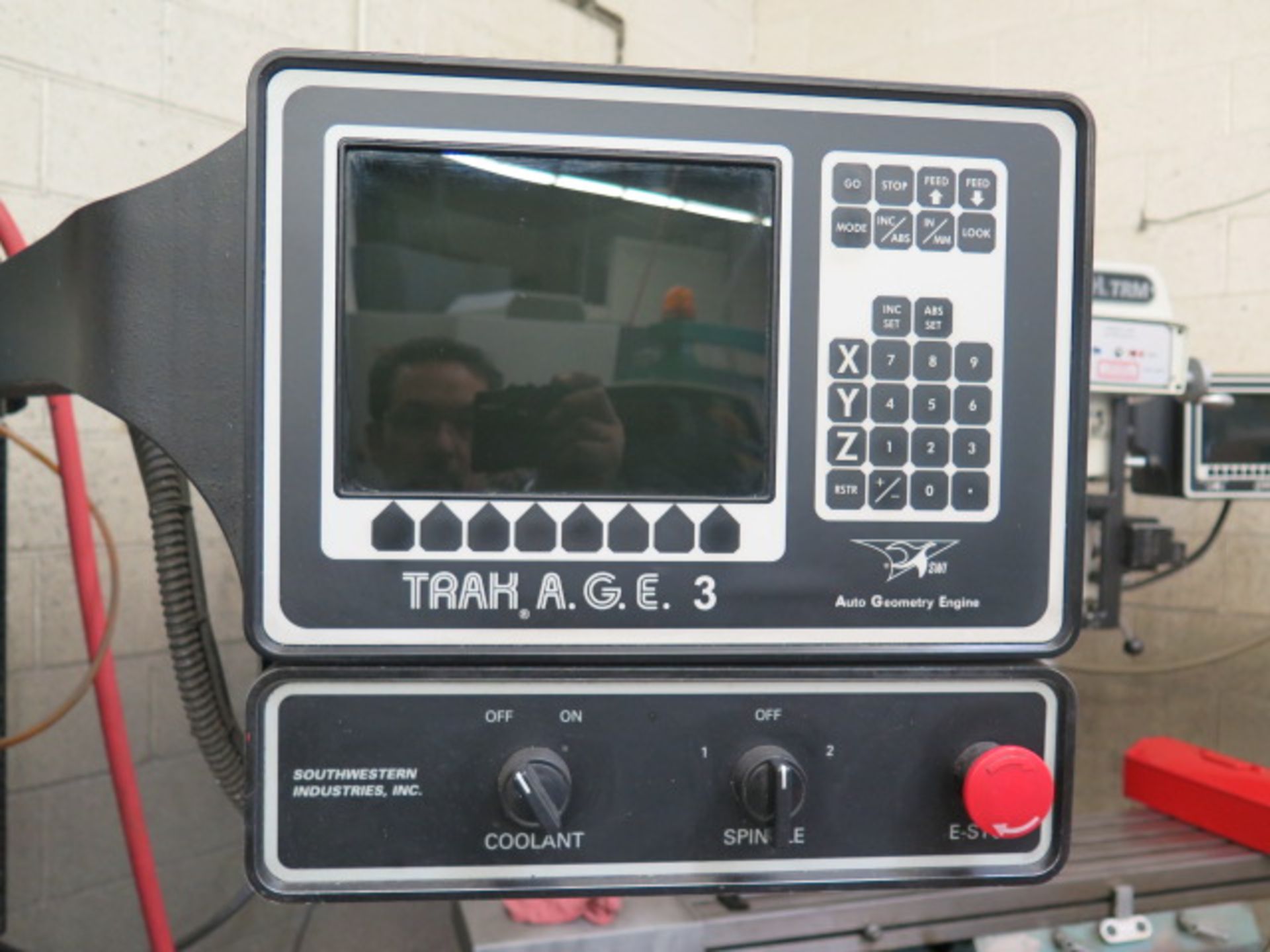 Southwestern Industries TRAK-DPM CNC Mill s/n 97-3095 w/ Proto Trak A.G.E 3 Controls, 3Hp,SOLD AS IS - Image 7 of 15