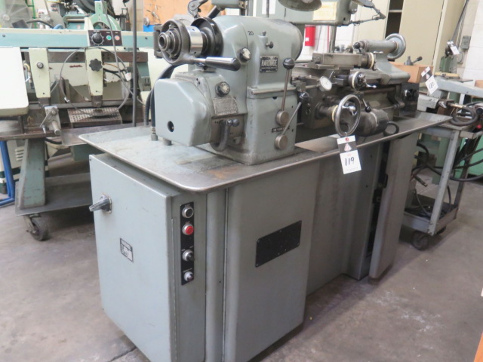 Hardinge HLV-H Tool Room Lathe s/n HLV-H-4836 w/ 125-3000 RPM, Inch Threading, Tailstock, SOLD AS IS - Image 2 of 14