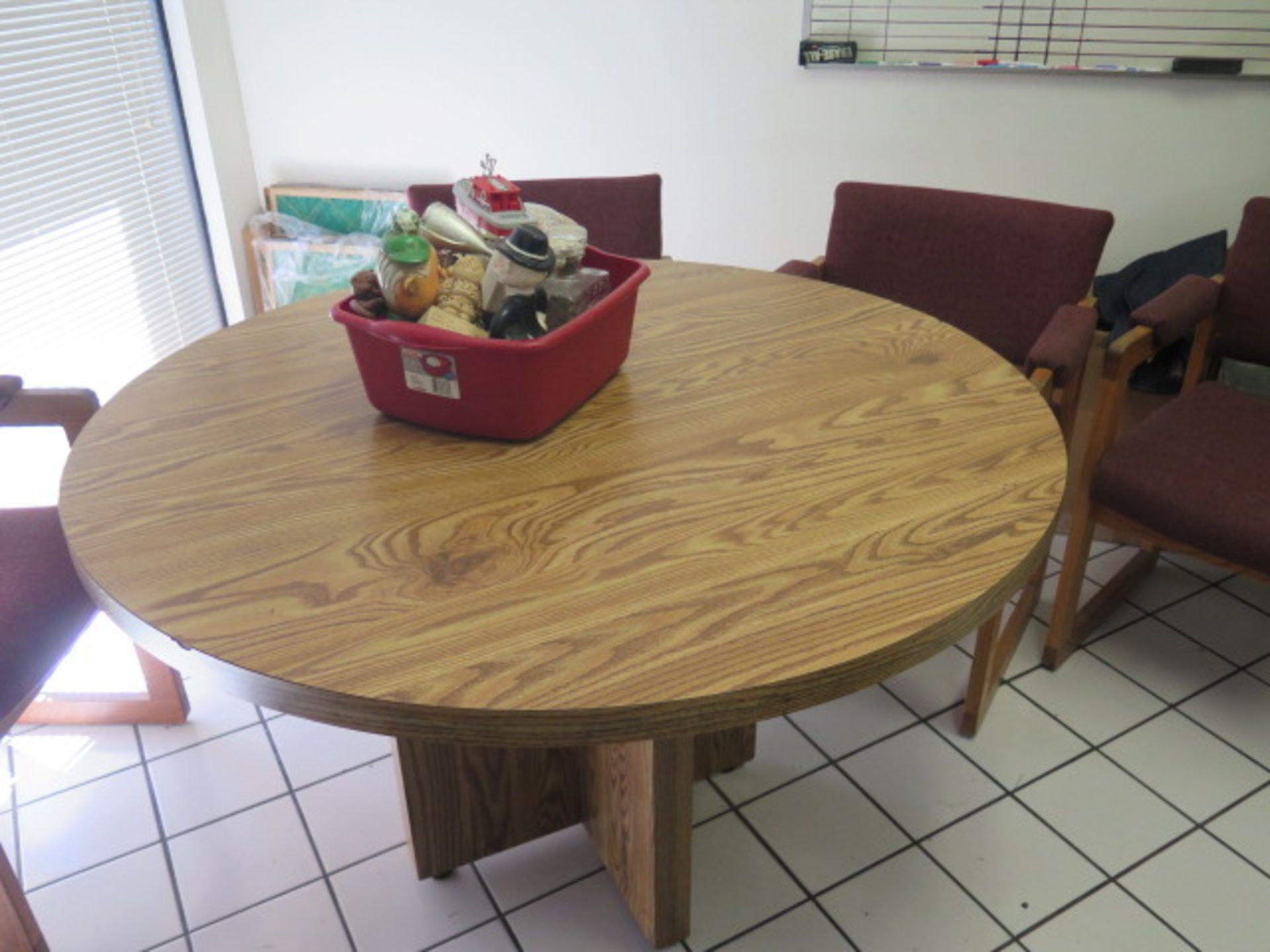 Desks, Chairs, Round Table, File Cabinet and Bookshelf (SOLD AS-IS - NO WARRANTY) - Image 5 of 8