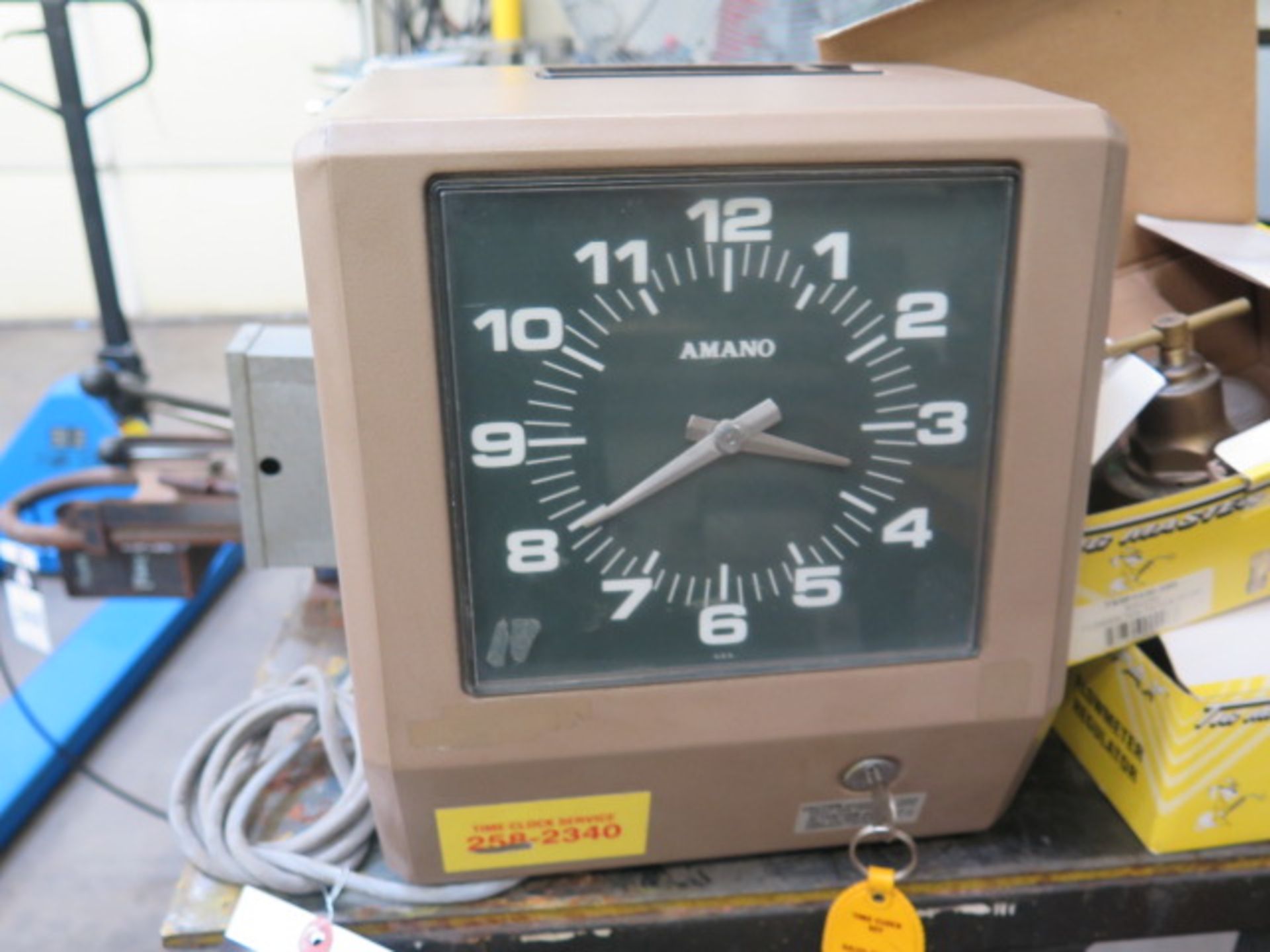 Amano Time Clock and Welding Gas Gauges (SOLD AS-IS - NO WARRANTY) - Image 2 of 6