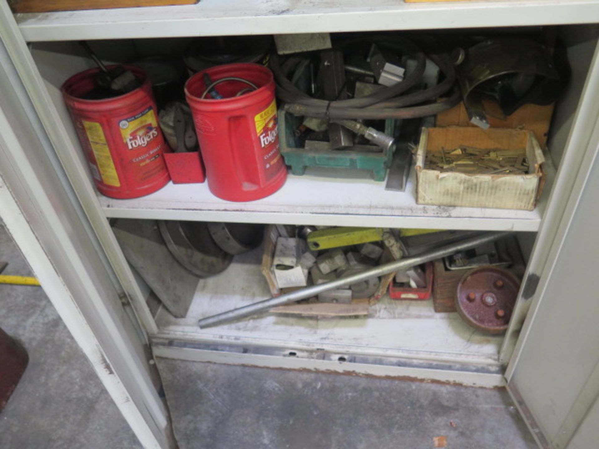 Mill Clamps and Misc w/ Storage Cabinet (SOLD AS-IS - NO WARRANTY) - Image 8 of 8